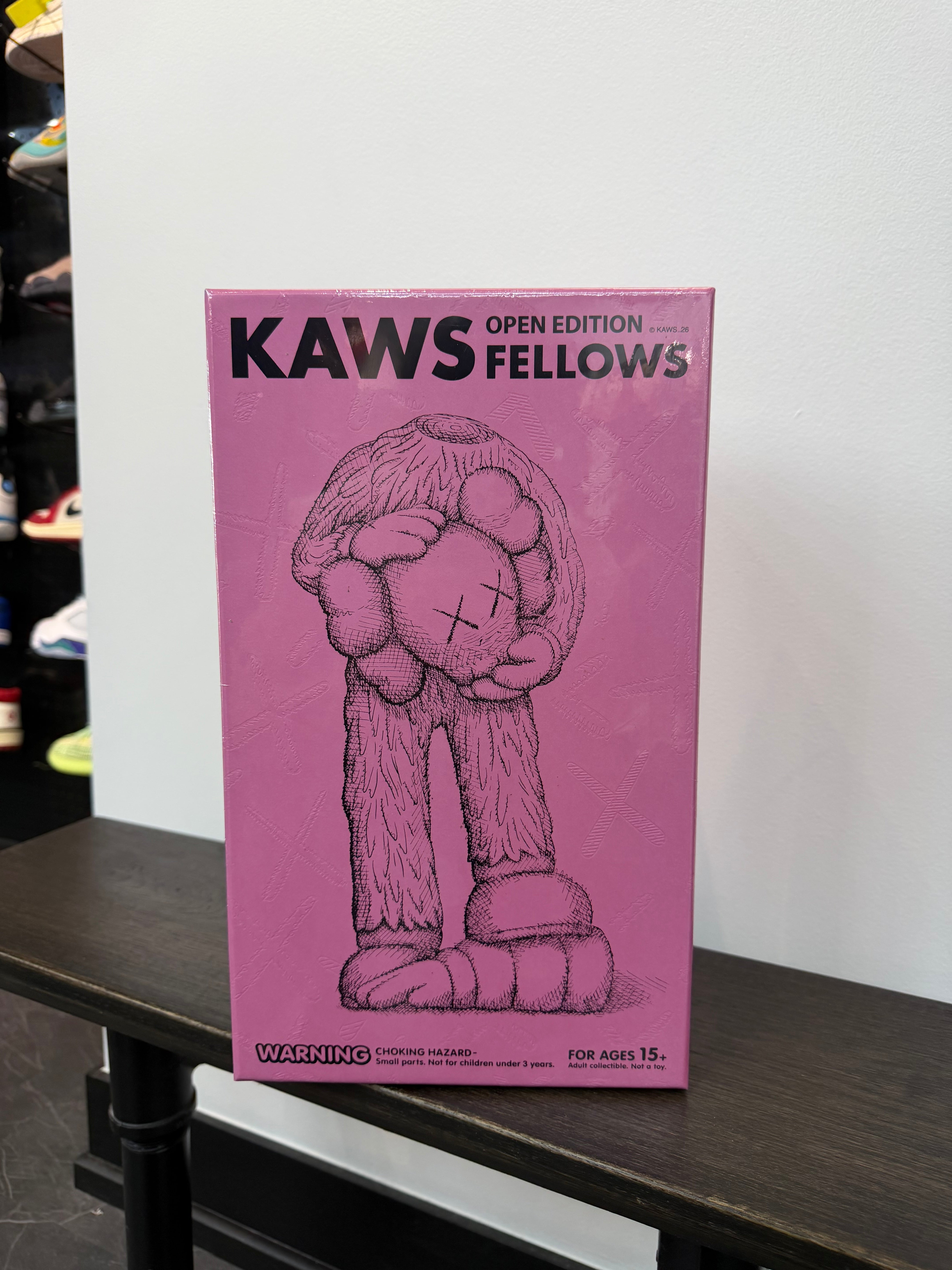 Kaws Open Edition “Fellows Pink”