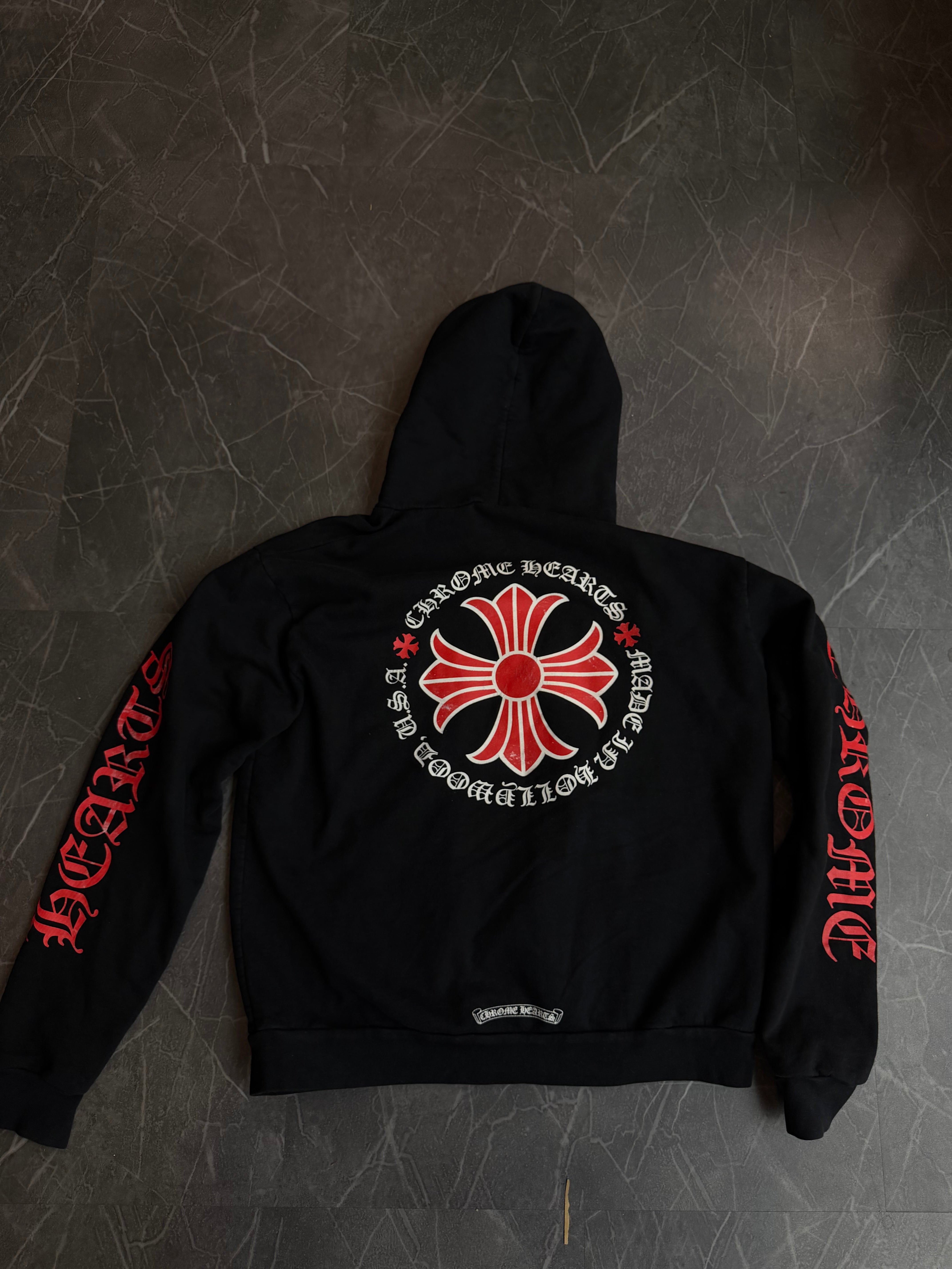 Chrome Hearts Zip Up “Black Red”