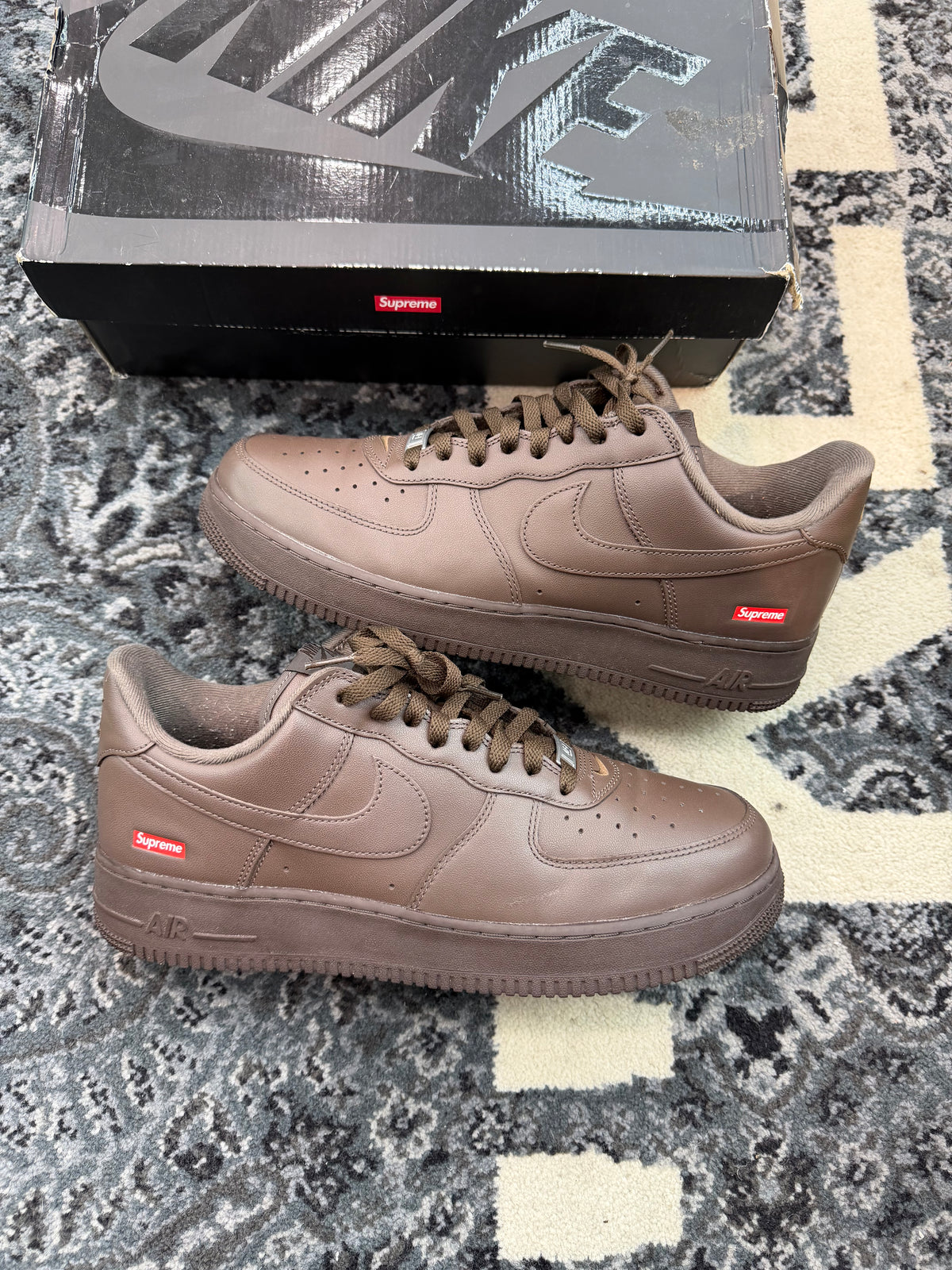 Nike Air Force 1 Low Supreme “Baroque Brown”