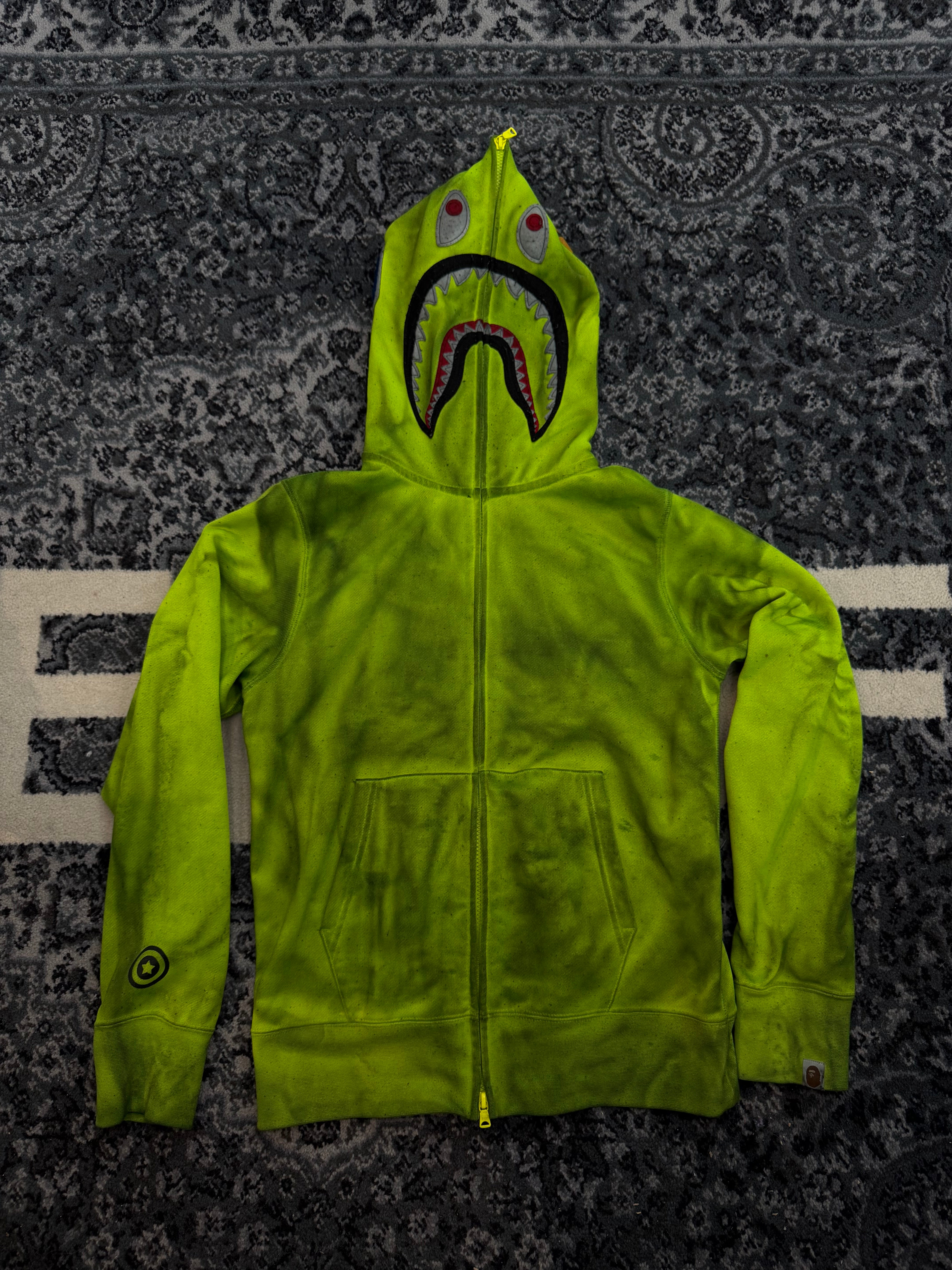 Bape Zip Up “Green Dye”