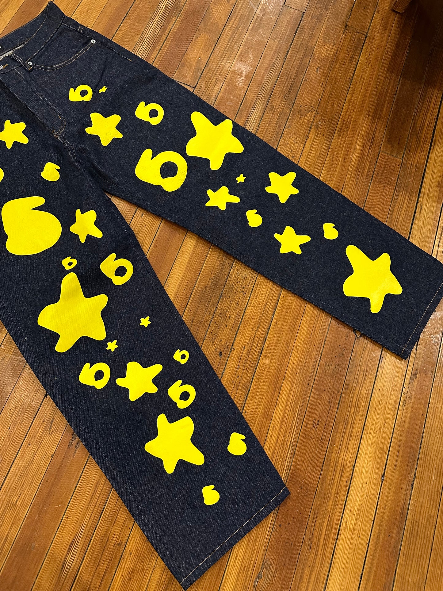 Sp5der Denim Jeans “Yellow” (32)
