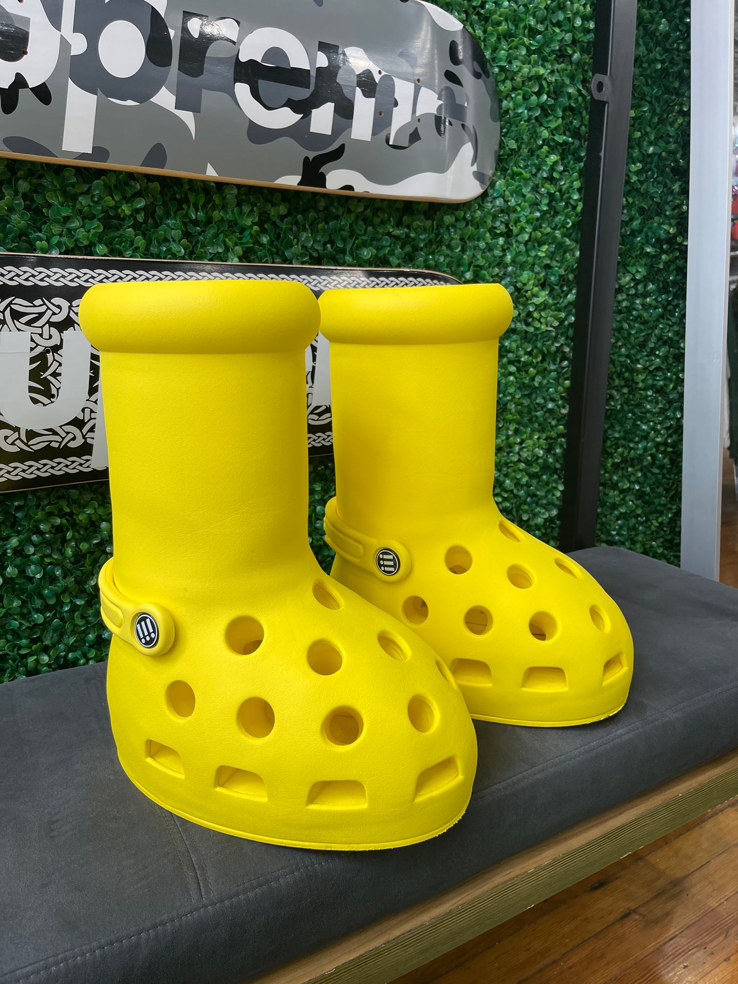 MSCHF x Crocs “Big Yellow Boots”