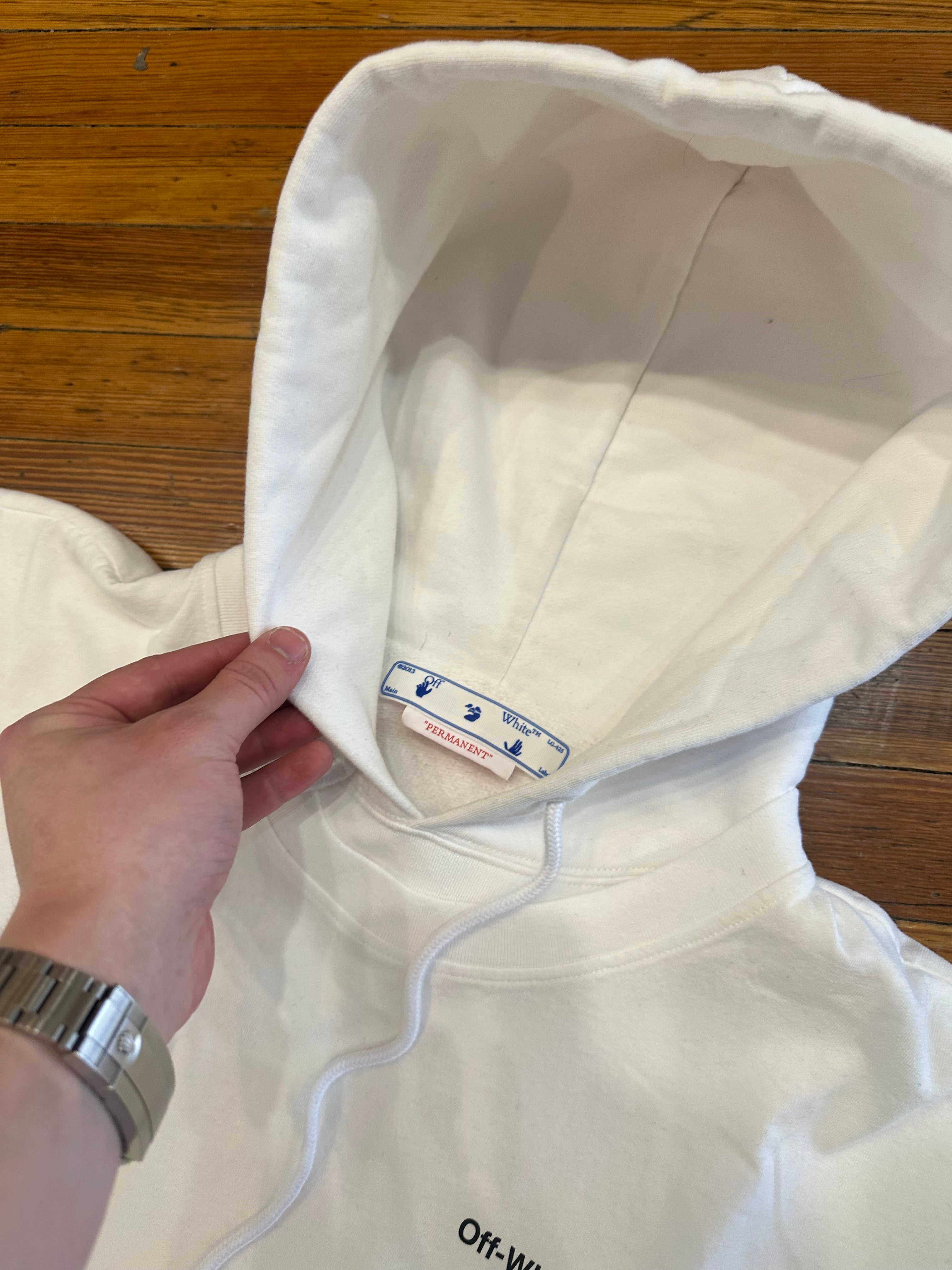 Off-White T Shirt Hoodie “White”