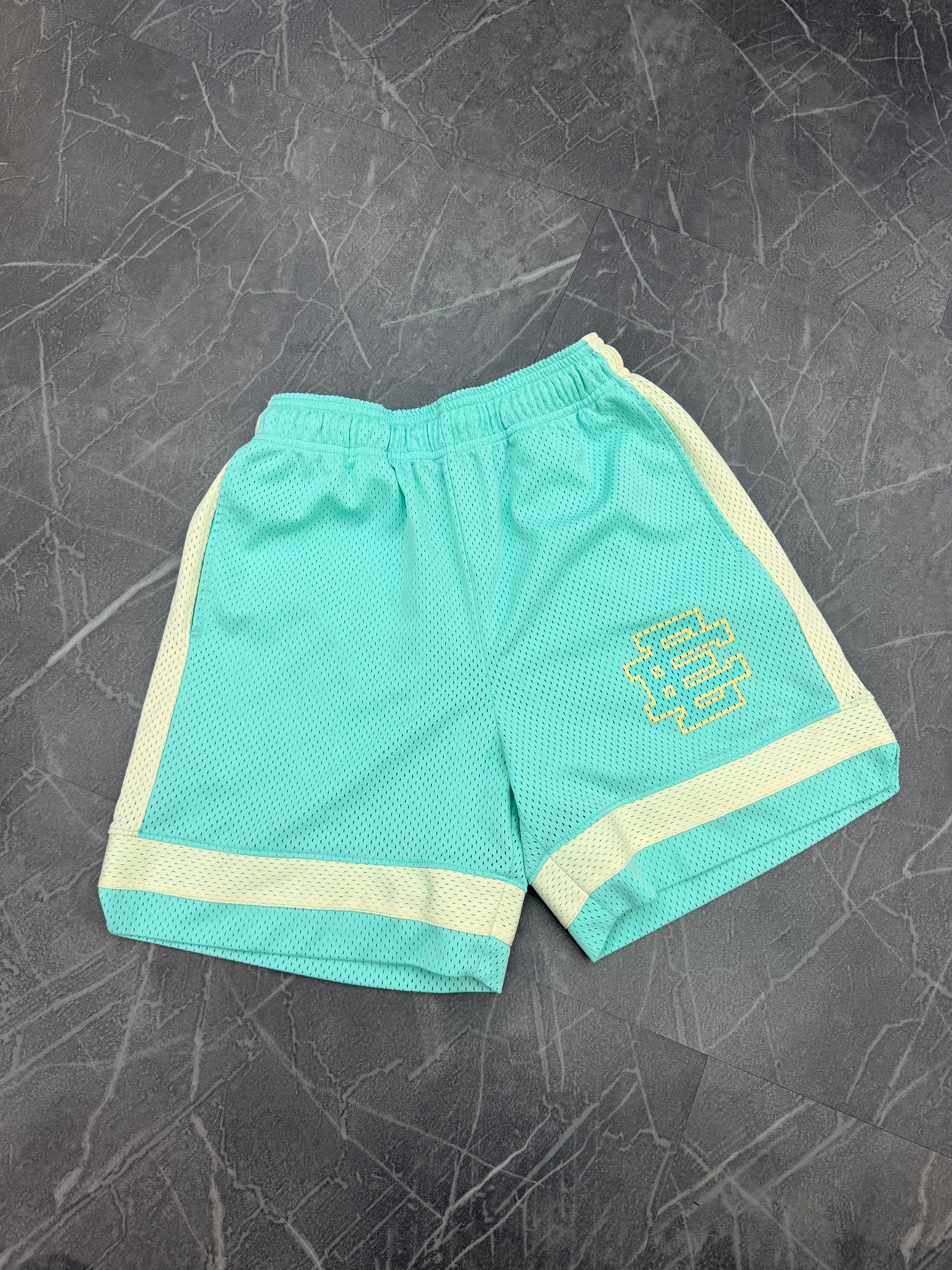 Eric Emanuel Shorts “Turquoise Cream”