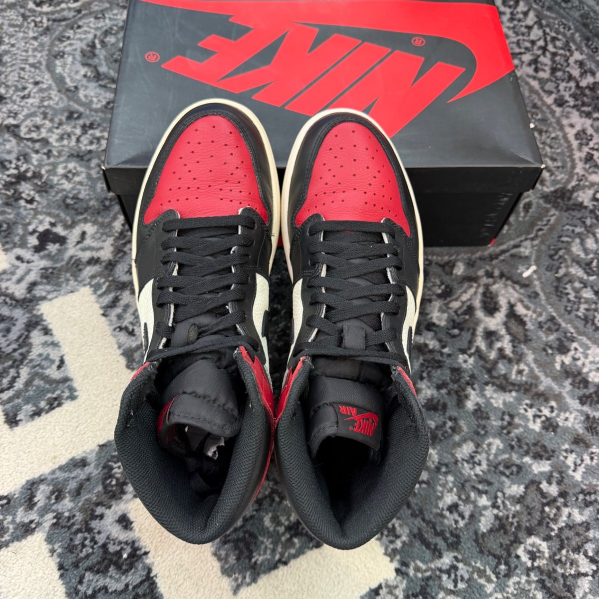 Jordan 1 Retro High Bred Toe - Image 3