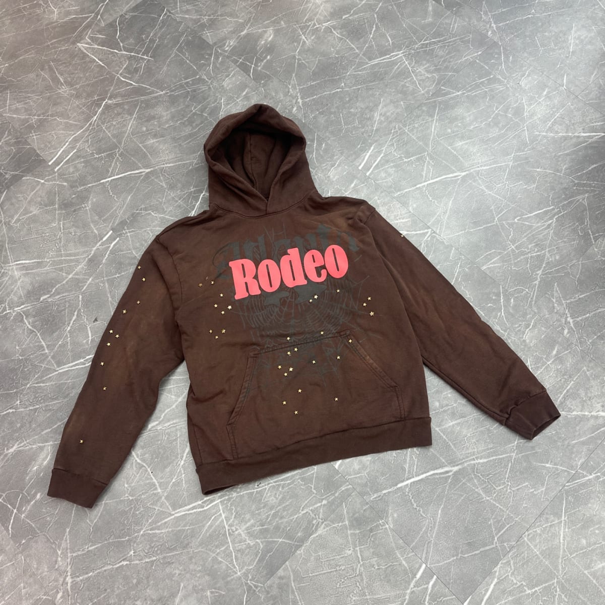 Travis Scott Cactus Jack x Sp5der Days Before Rodeo Hoodie Black - Image 1
