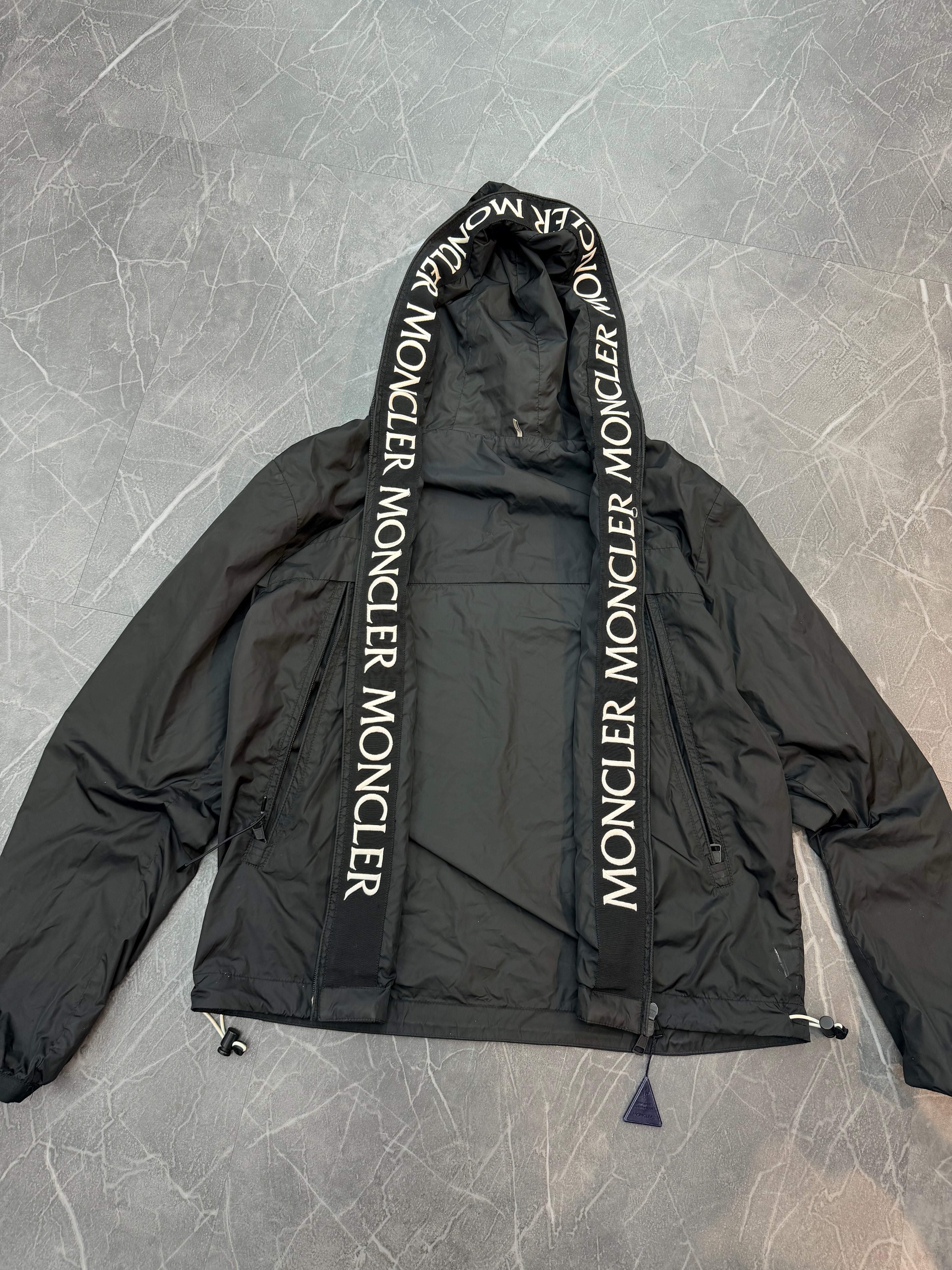 Moncler Black Zip Up Jacket