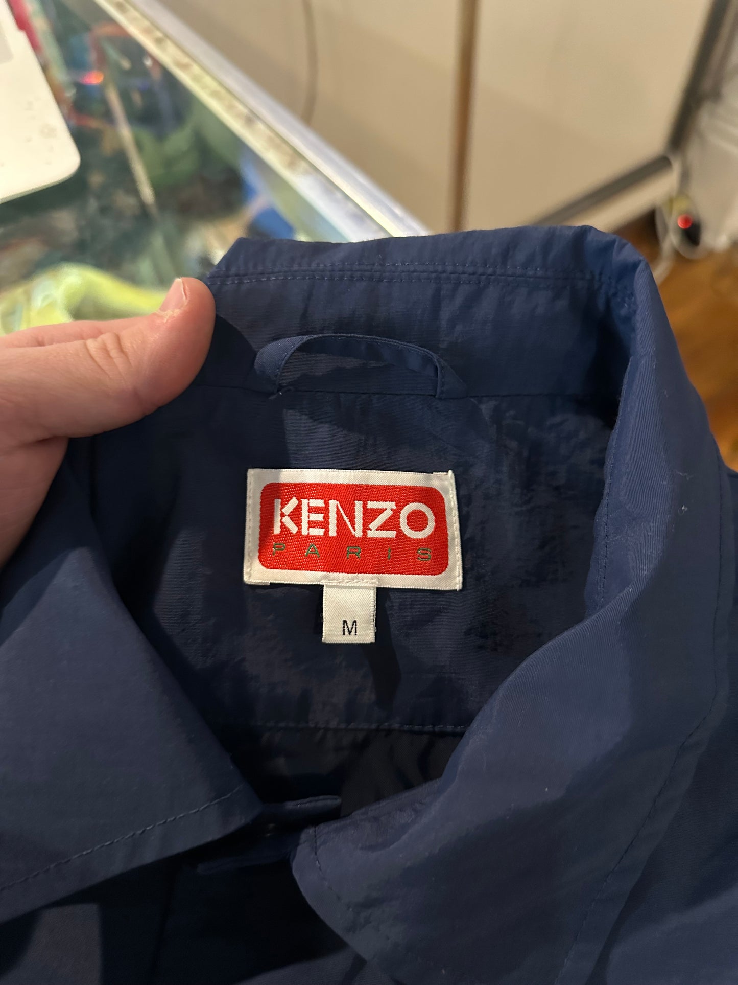 Kenzo Paris HU Elephant Button Up Jacket