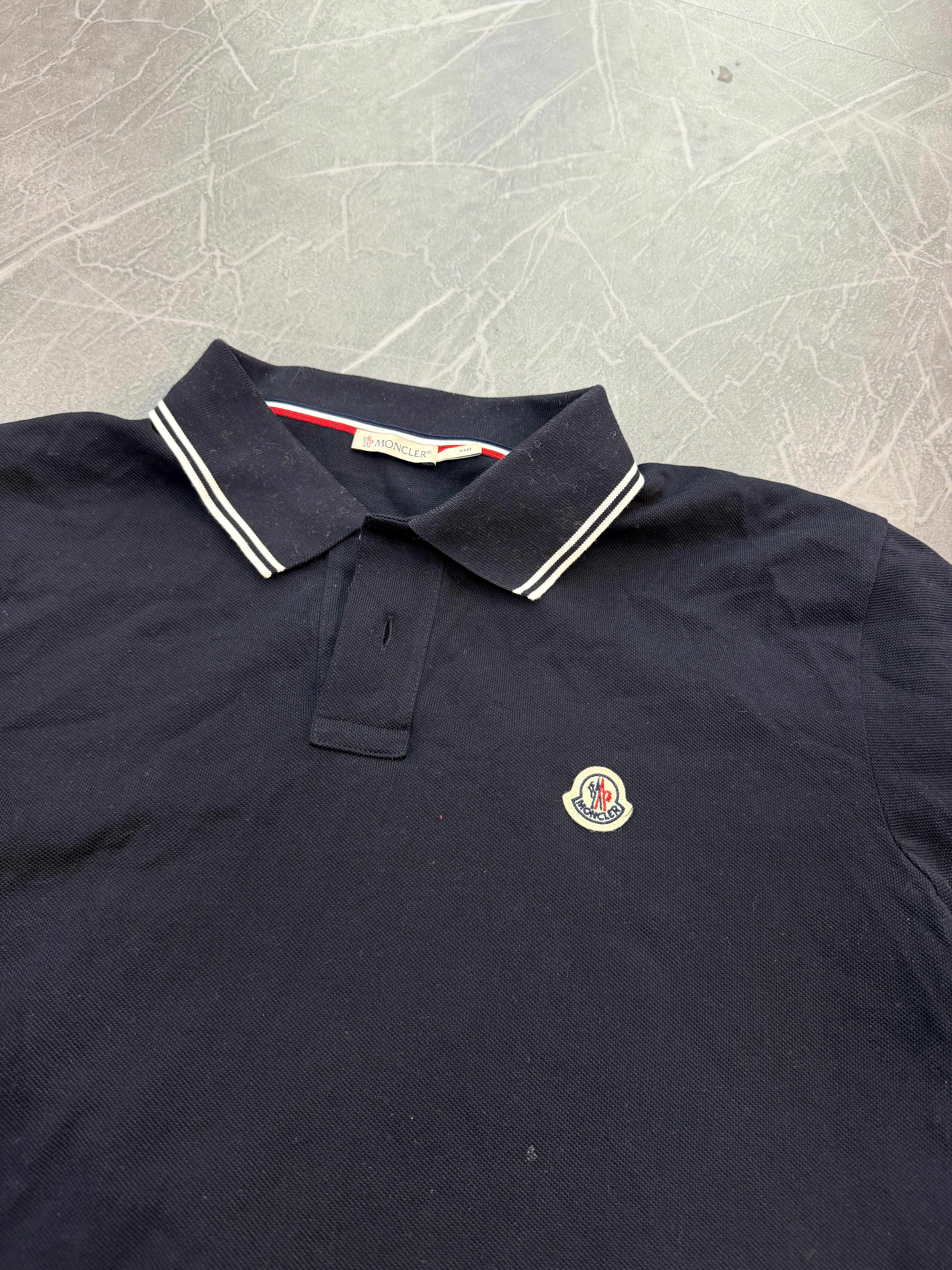 Moncler Polo Navy Blue
