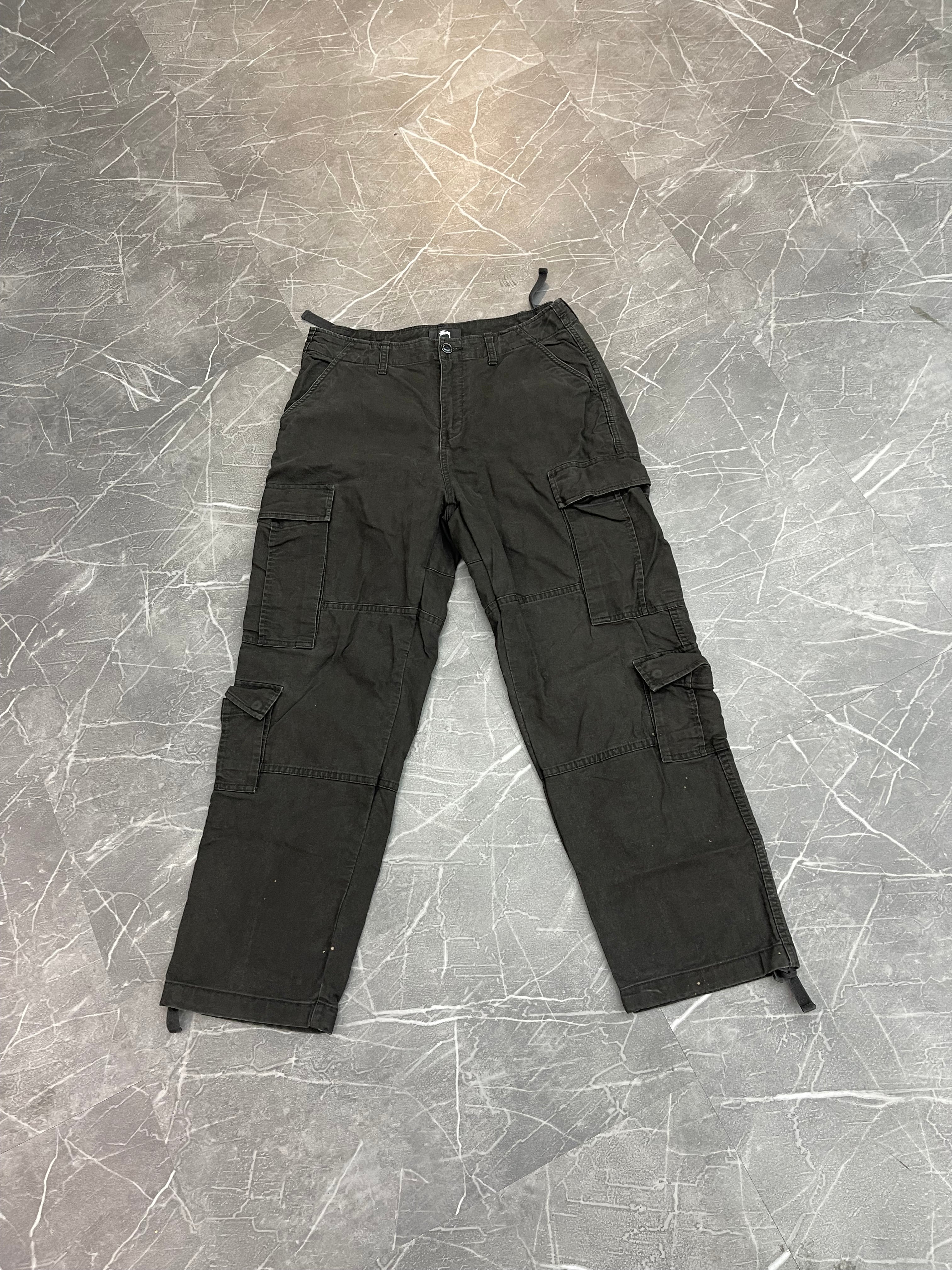 Stussy Black Cargo Pant (30)