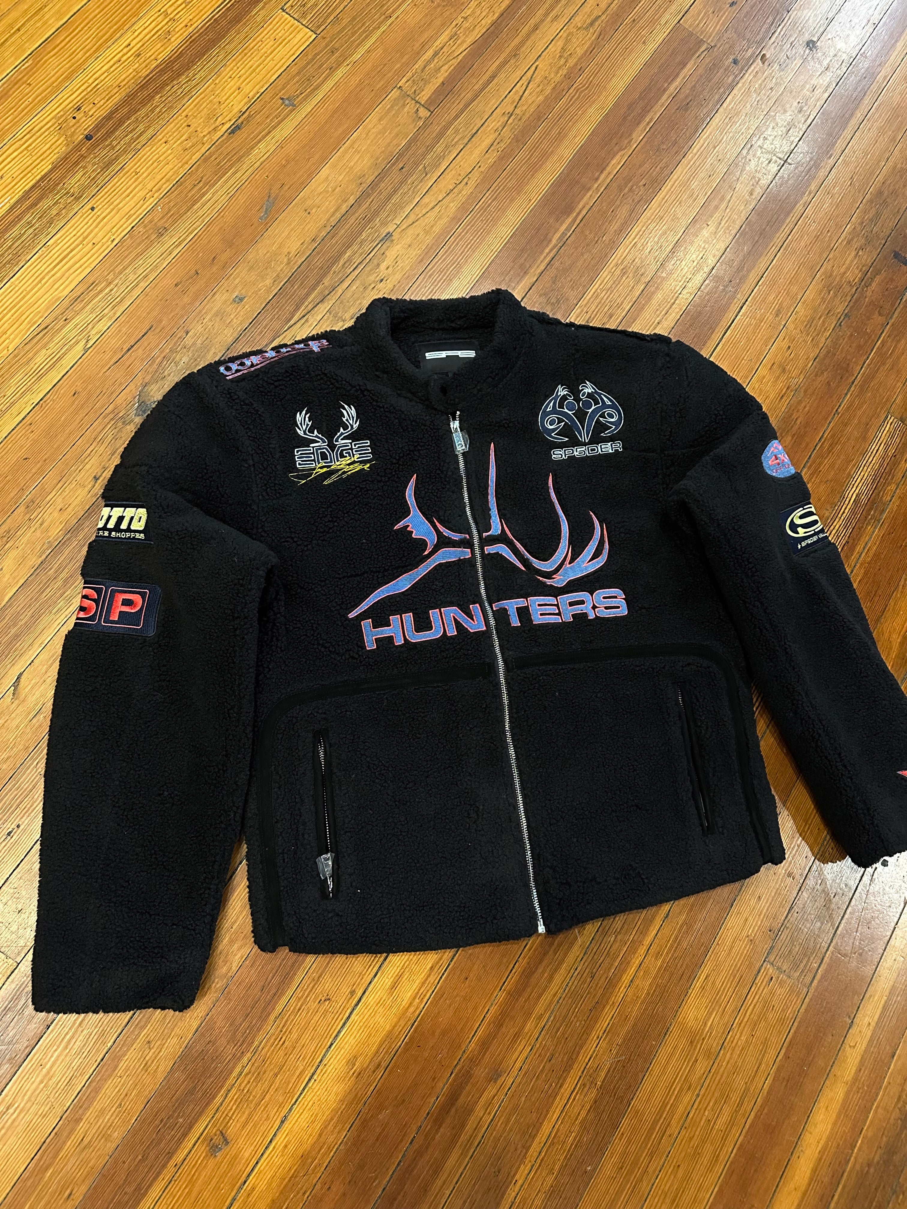 Sp5der Sherpa Hunter Moto Jacket “Black”