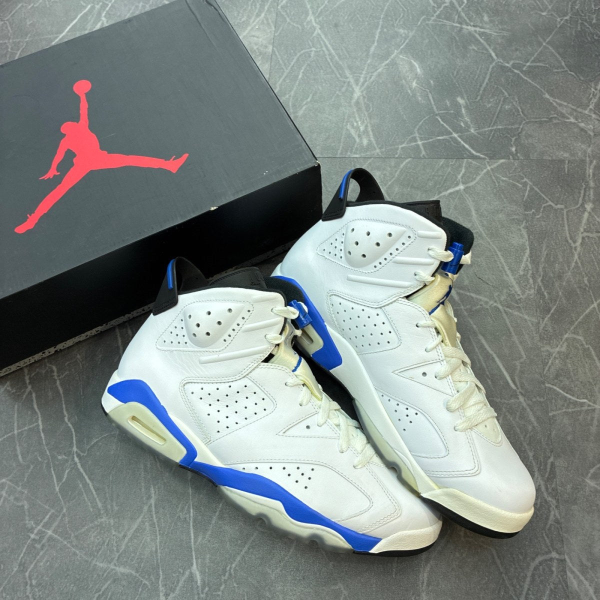 Jordan 6 Retro Sport Blue (2014) - Image 6