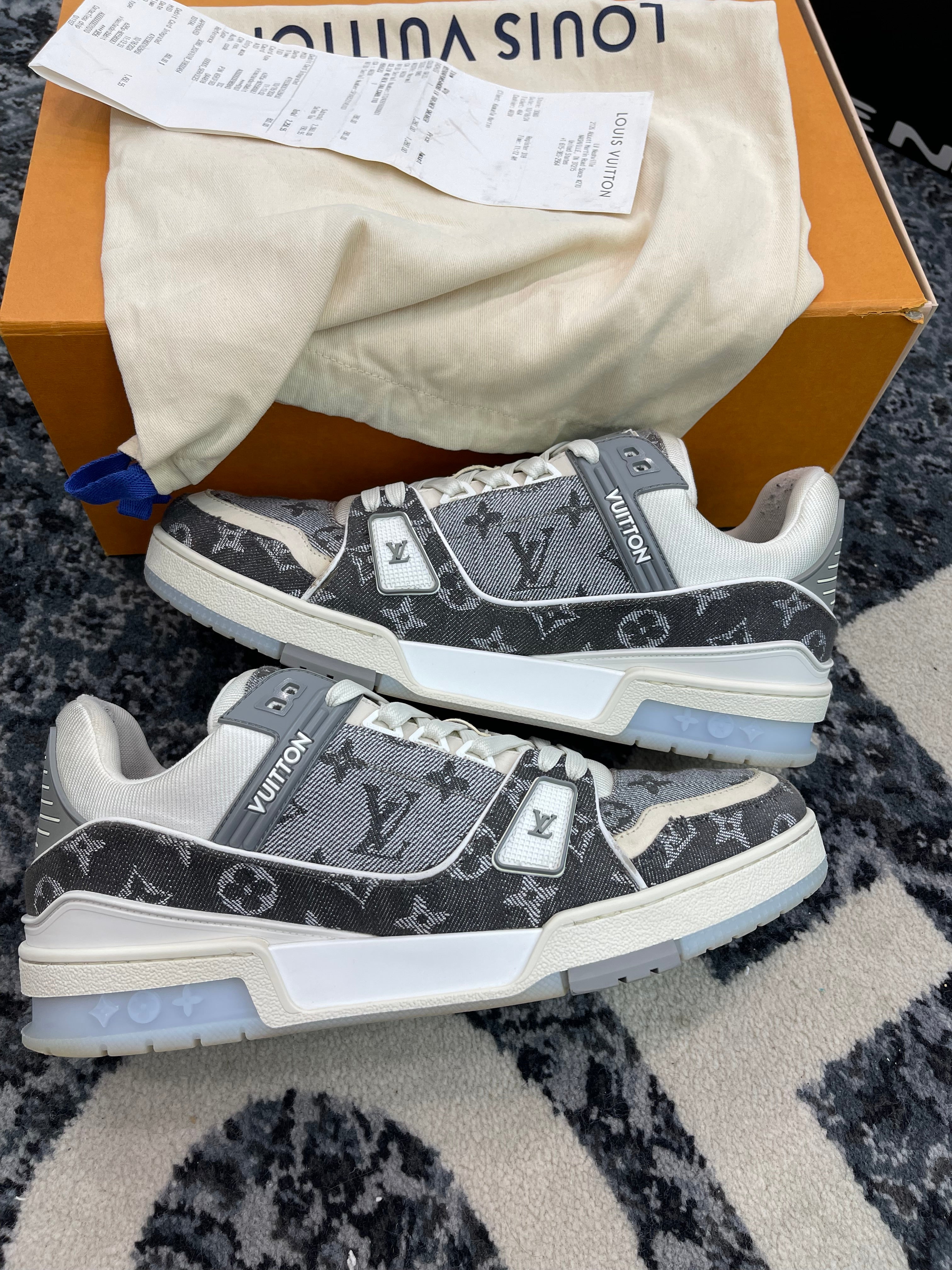 Louis Vuitton Trainer “Grey Denim”
