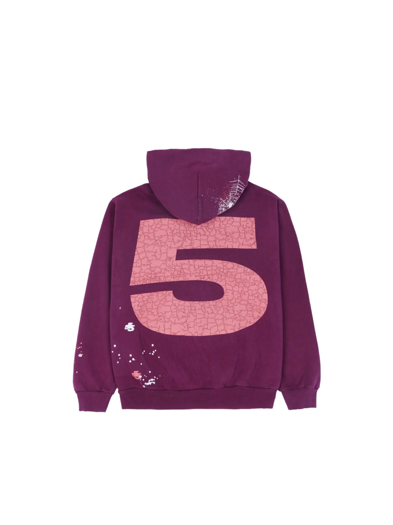 Sp5der Hoodie “Nocturnal Highway Dark Purple”