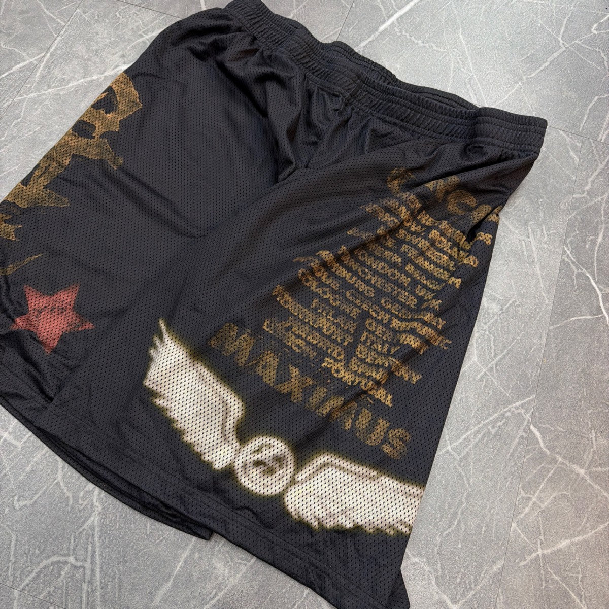 Cactus Jack Travis Scott Utopia Tour Mesh Shorts - Image 2