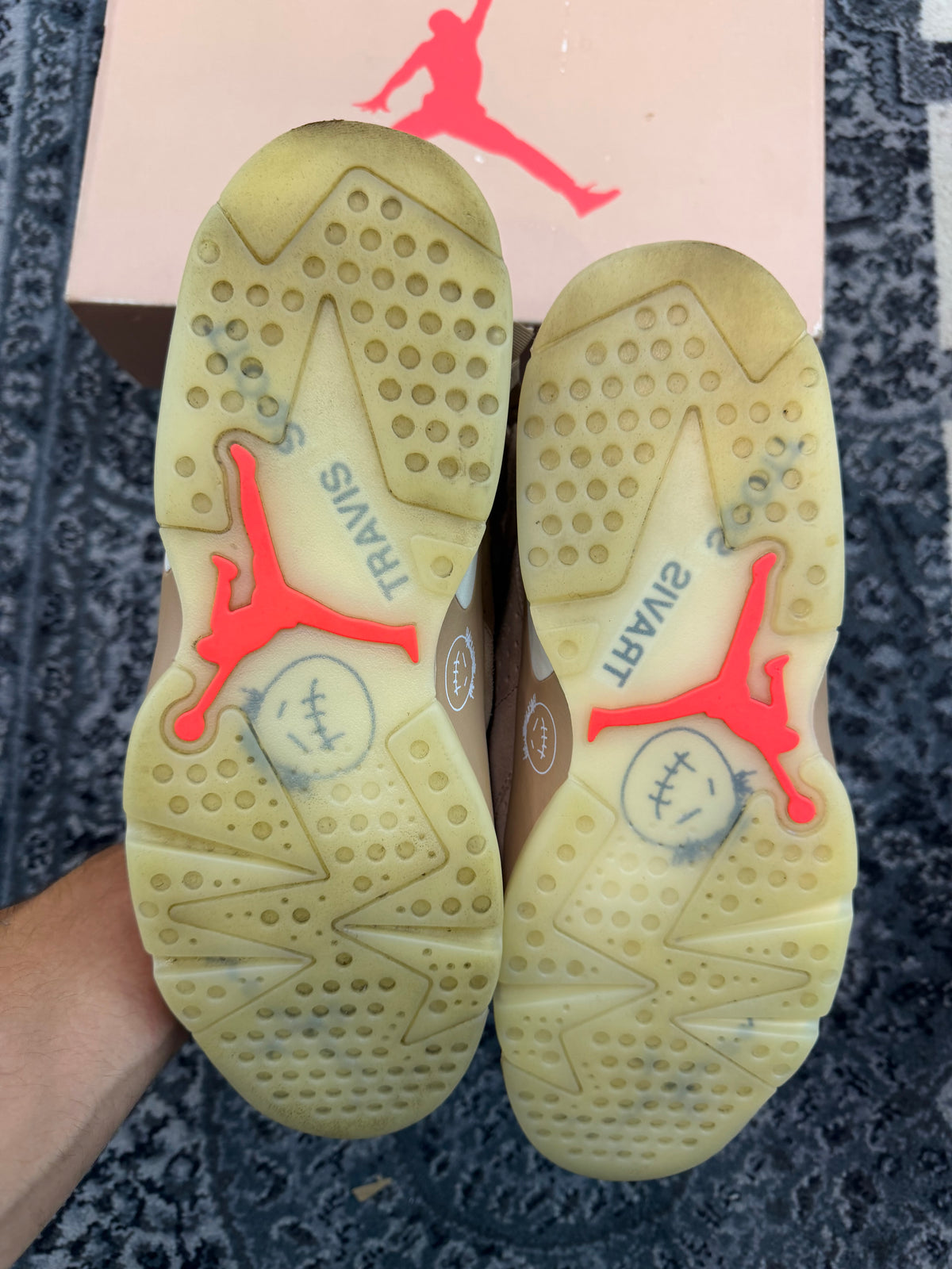 Jordan 6 Travis Scott “British Khaki” (Size 13) (Lightly Worn)