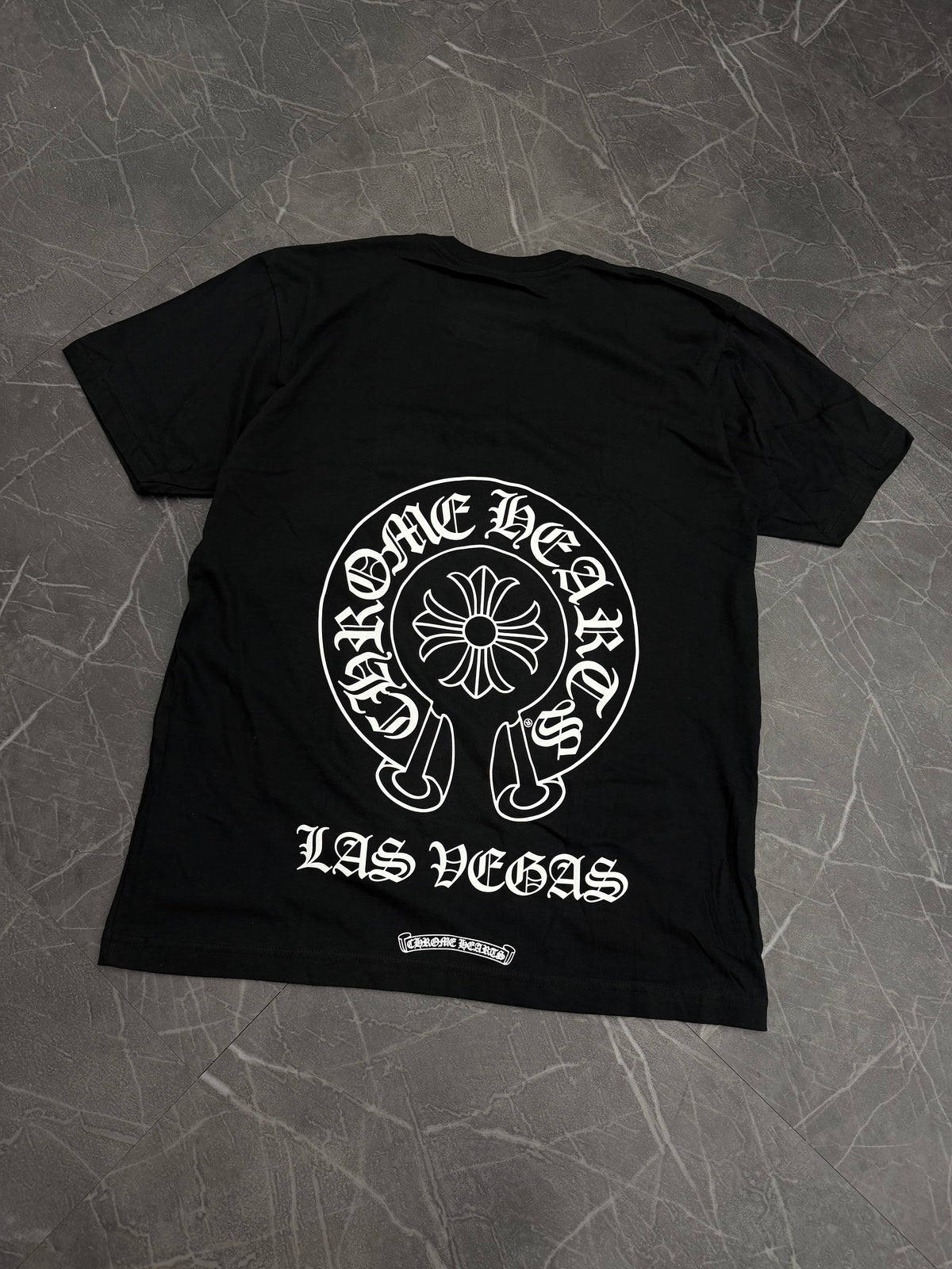 Chrome Hearts Las Vegas Exclusive Horseshoe Logo Pocket T-Shirt 'Black'