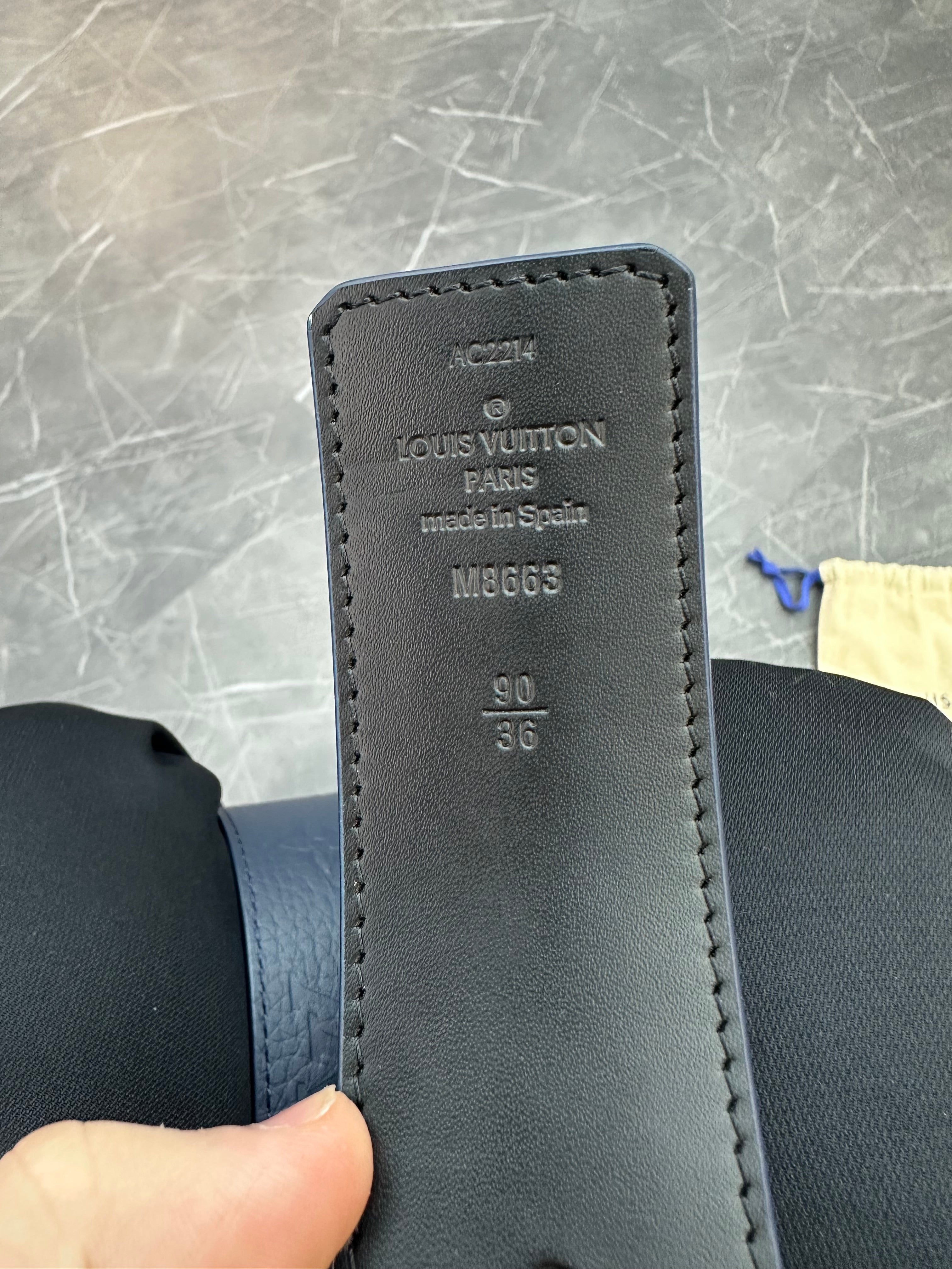 Louis Vuitton Monogram Belt “Navy”