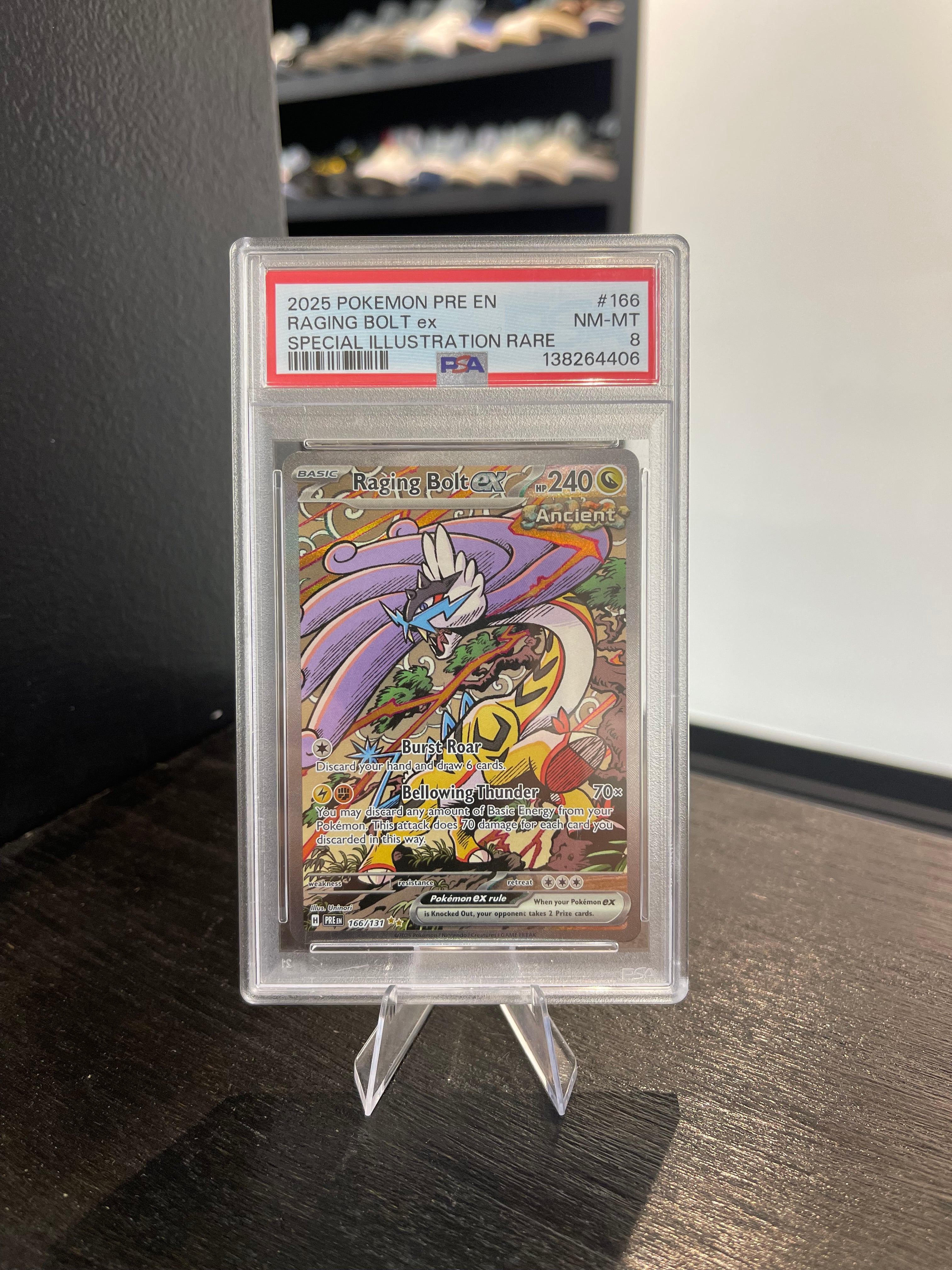 Roaring Bolt ex #166 (PSA 8)
