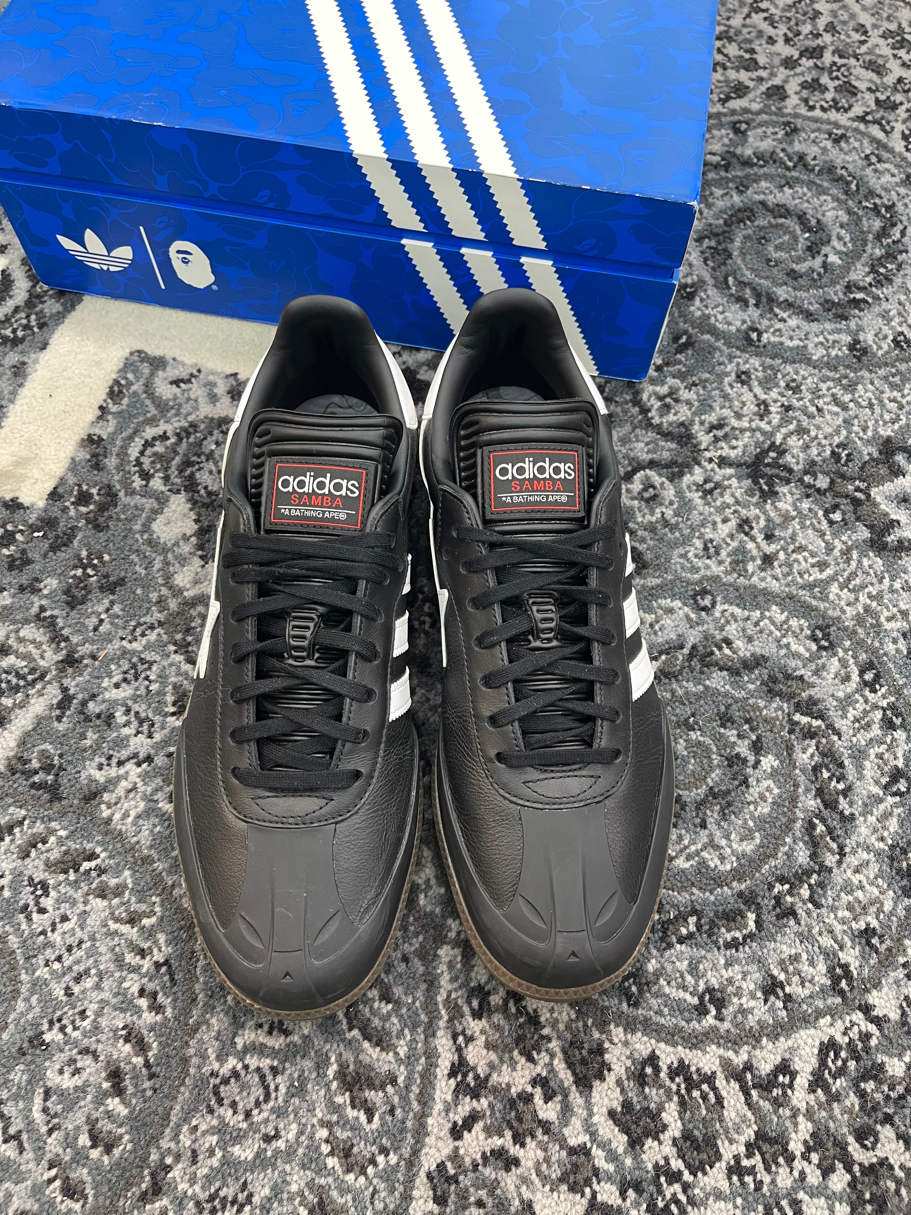 Adidas Samba x Bape “Black White Gum”