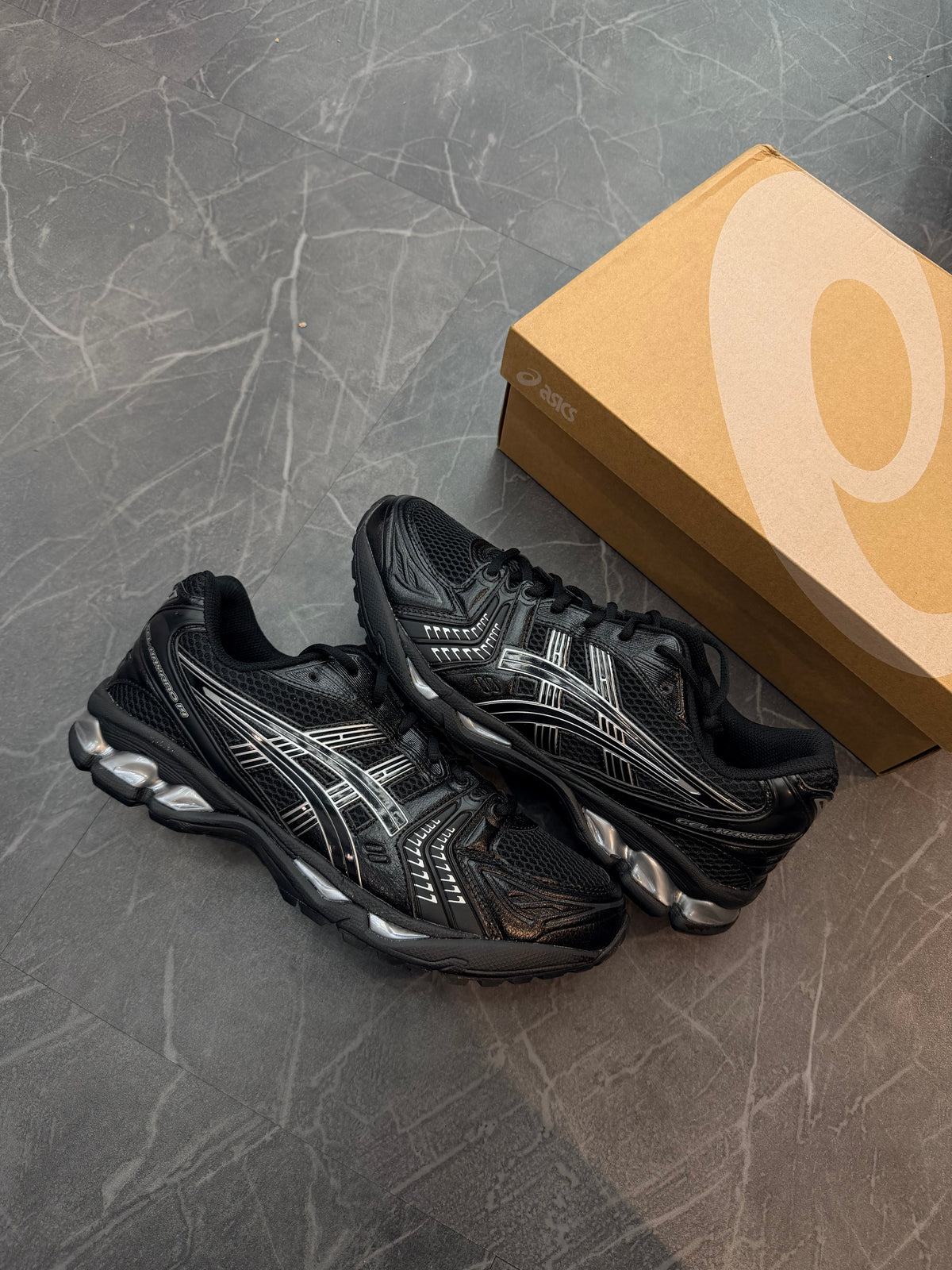 ASICS Gel-Kayano 14 Black Pure Silver