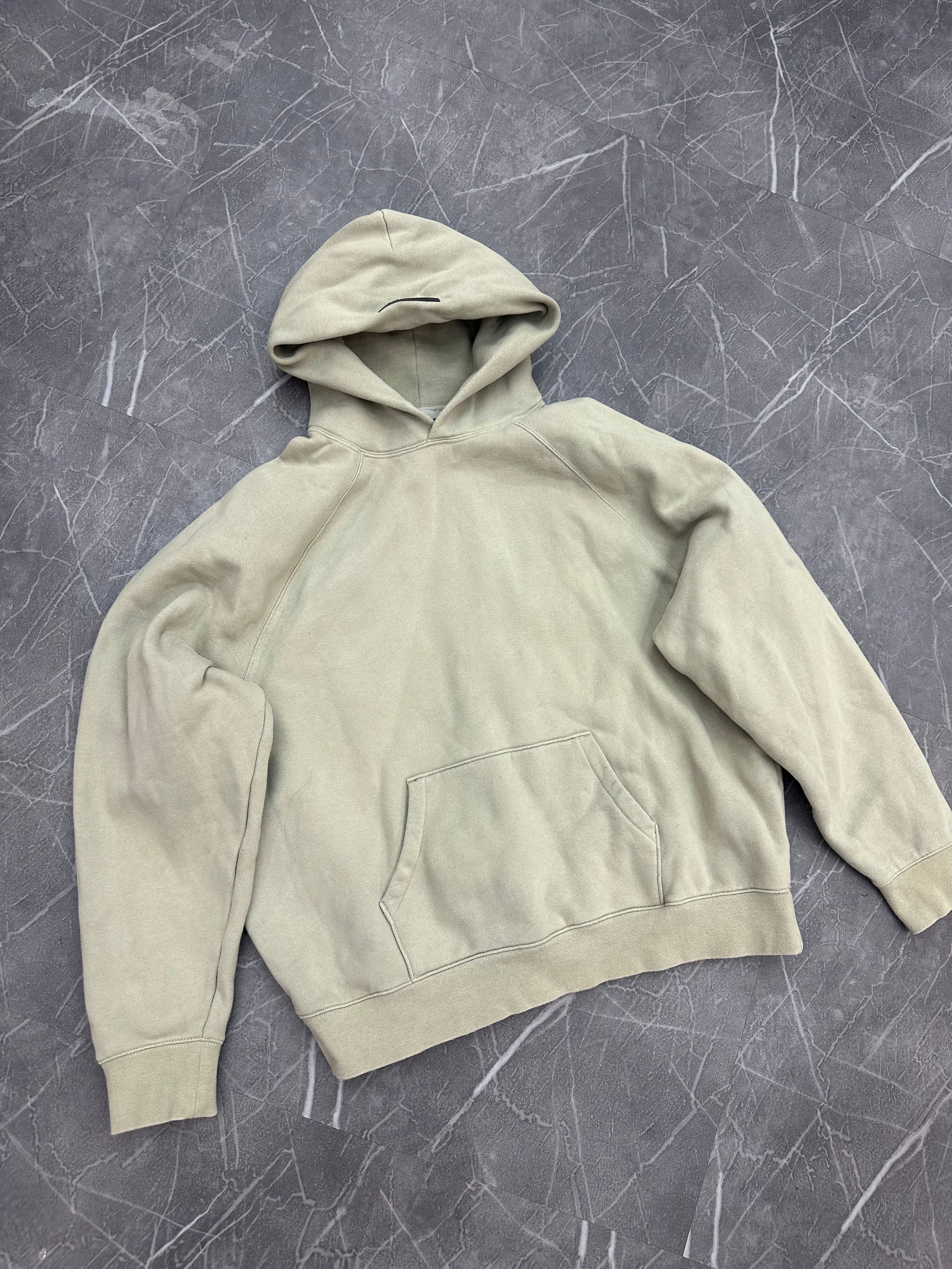 Essentials Hoodie Back Logo Seafoam