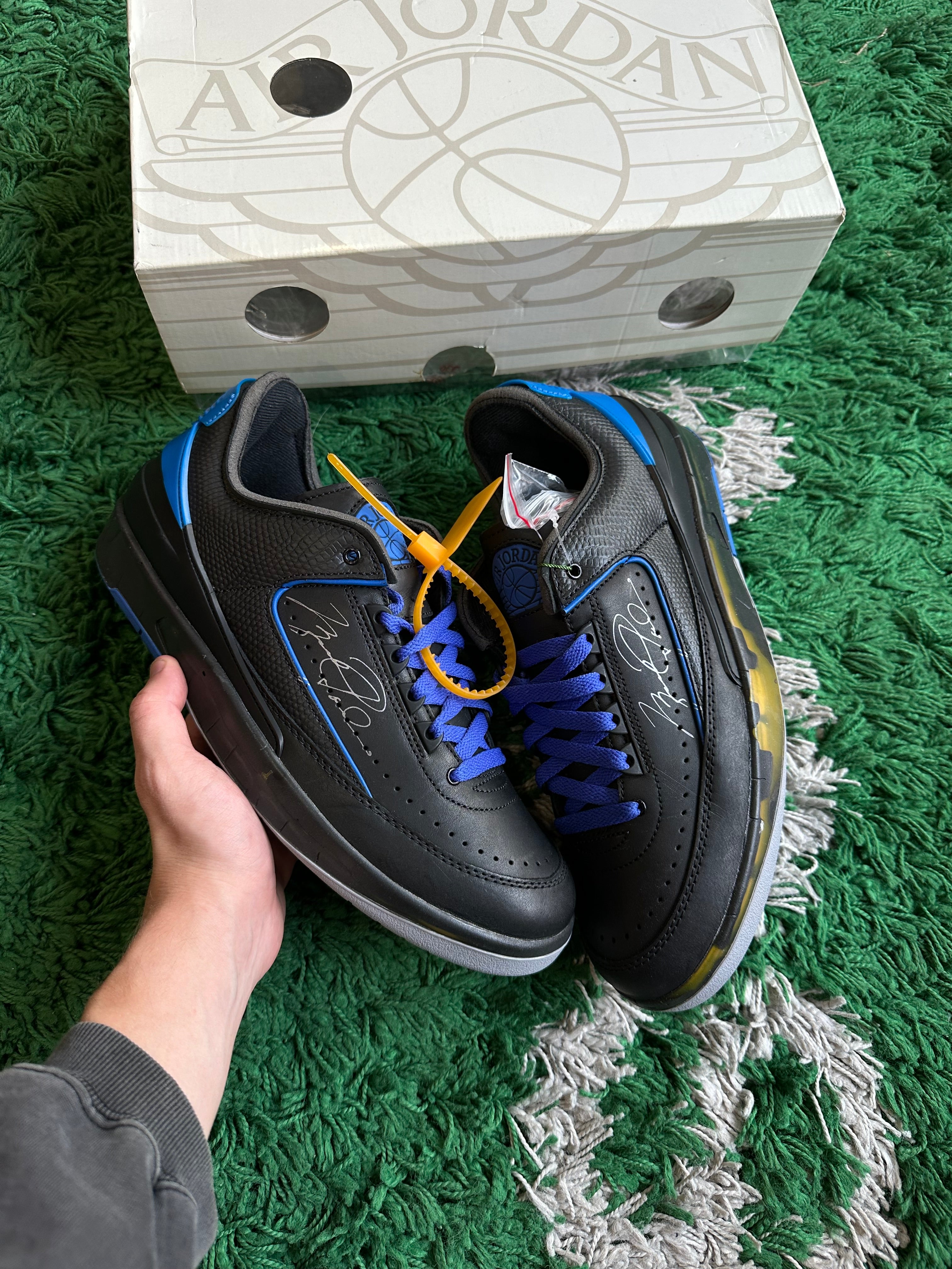 Off-White Jordan 2 “Black Blue”