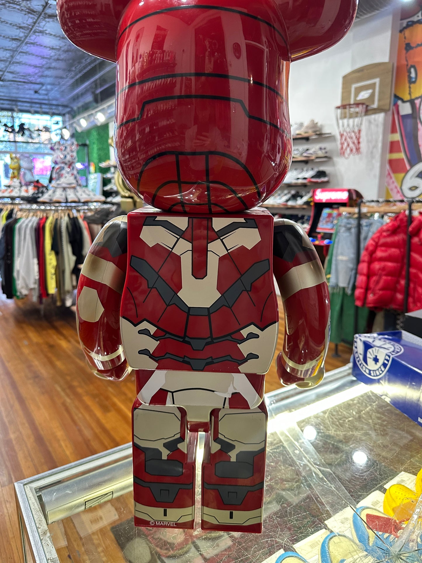 Bearbrick 1000% “Iron Man Mark XLII Damaged”