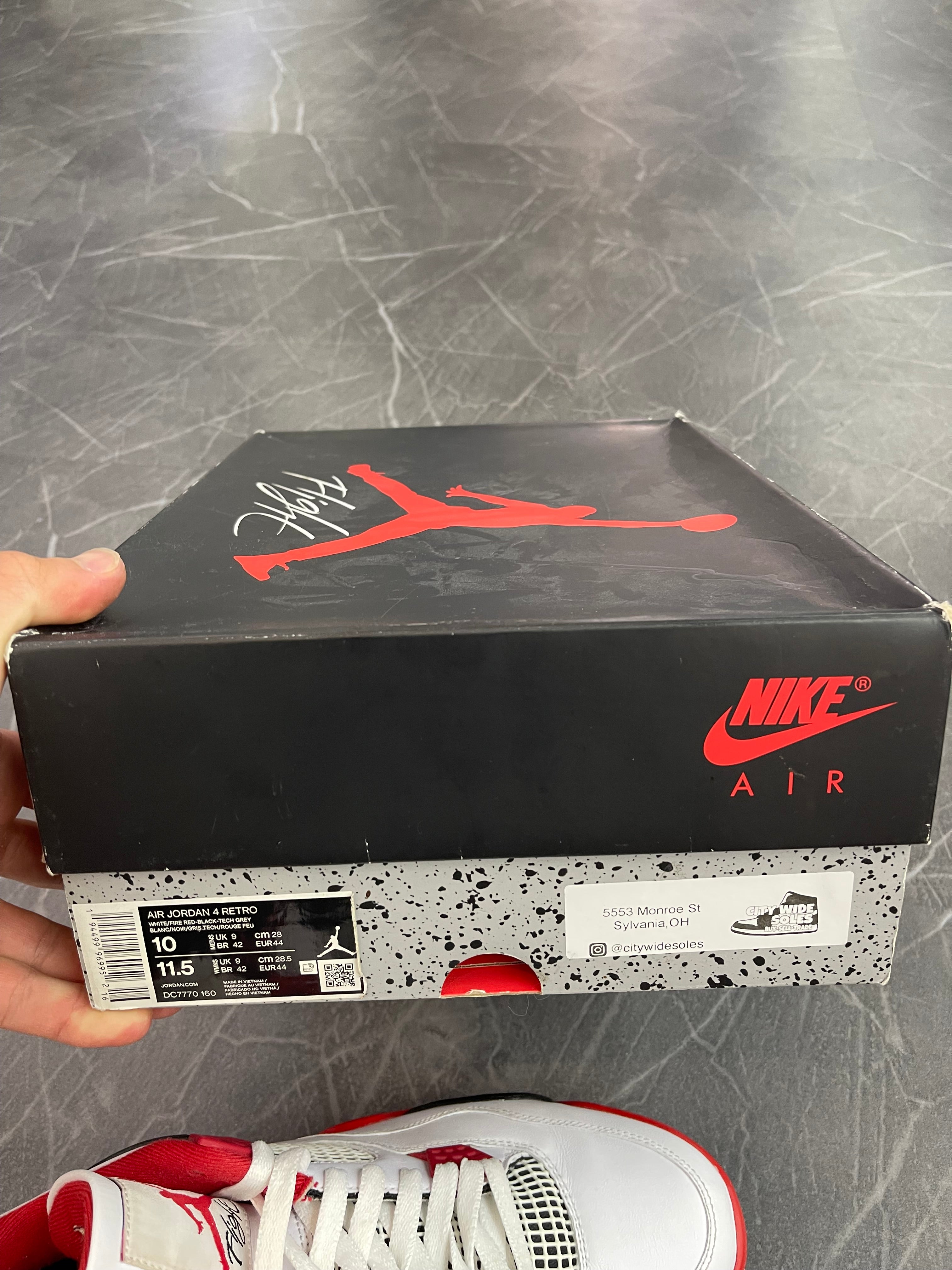 Jordan 4 “Fire Red” (2020)