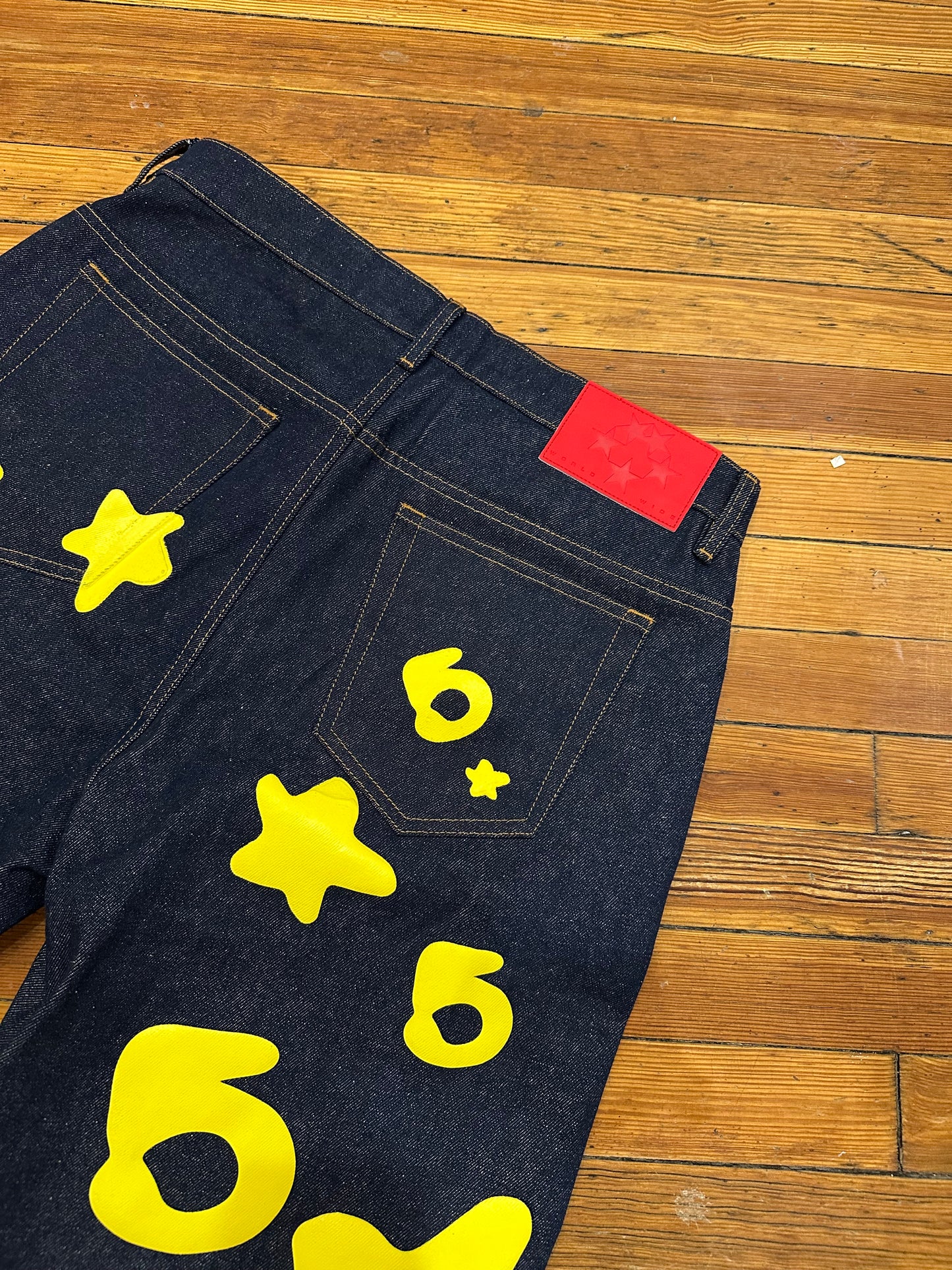 Sp5der Denim Jeans “Yellow” (32)