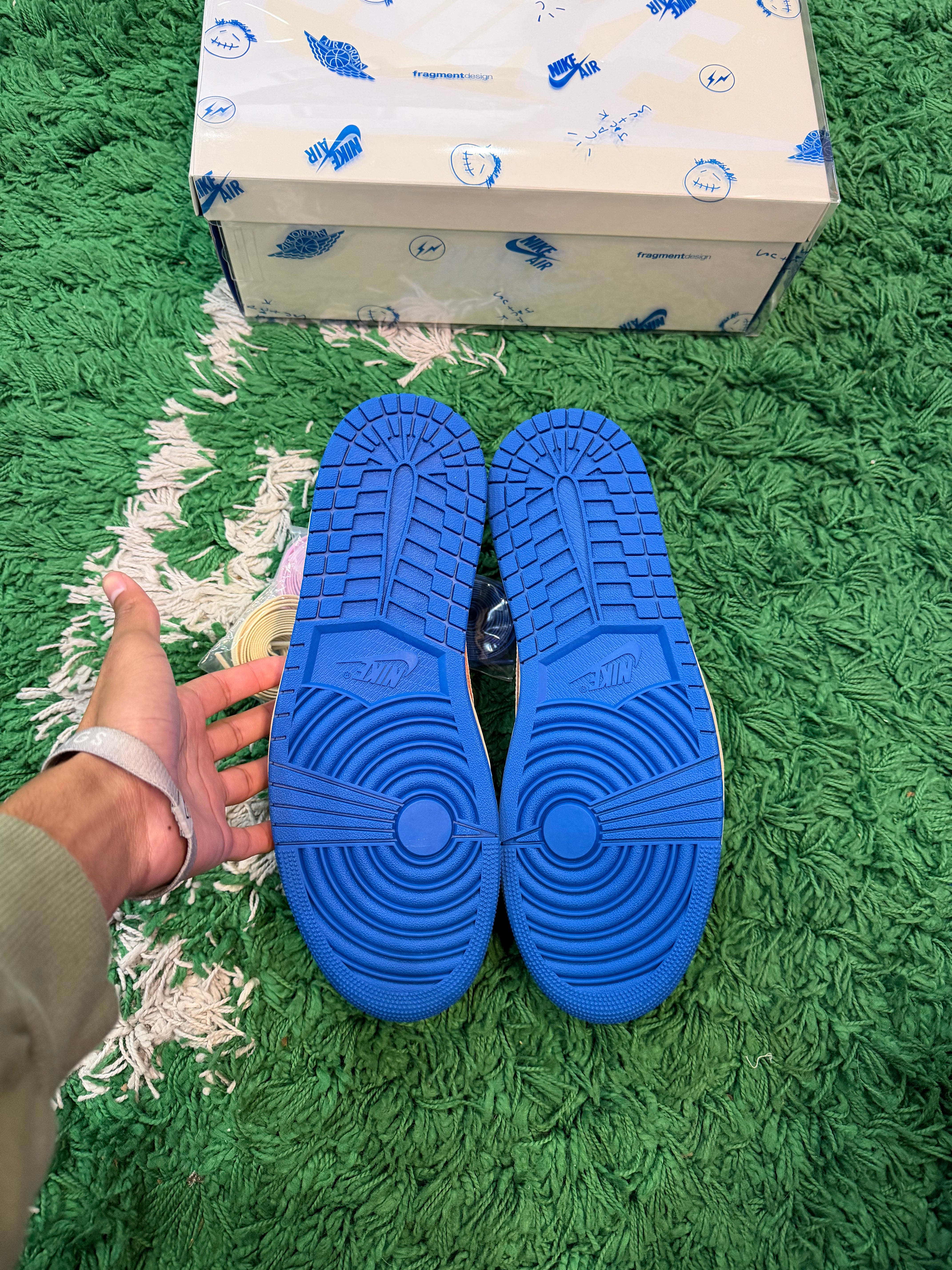 Jordan 1 Low x Travis Scott Fragment “Military Blue”