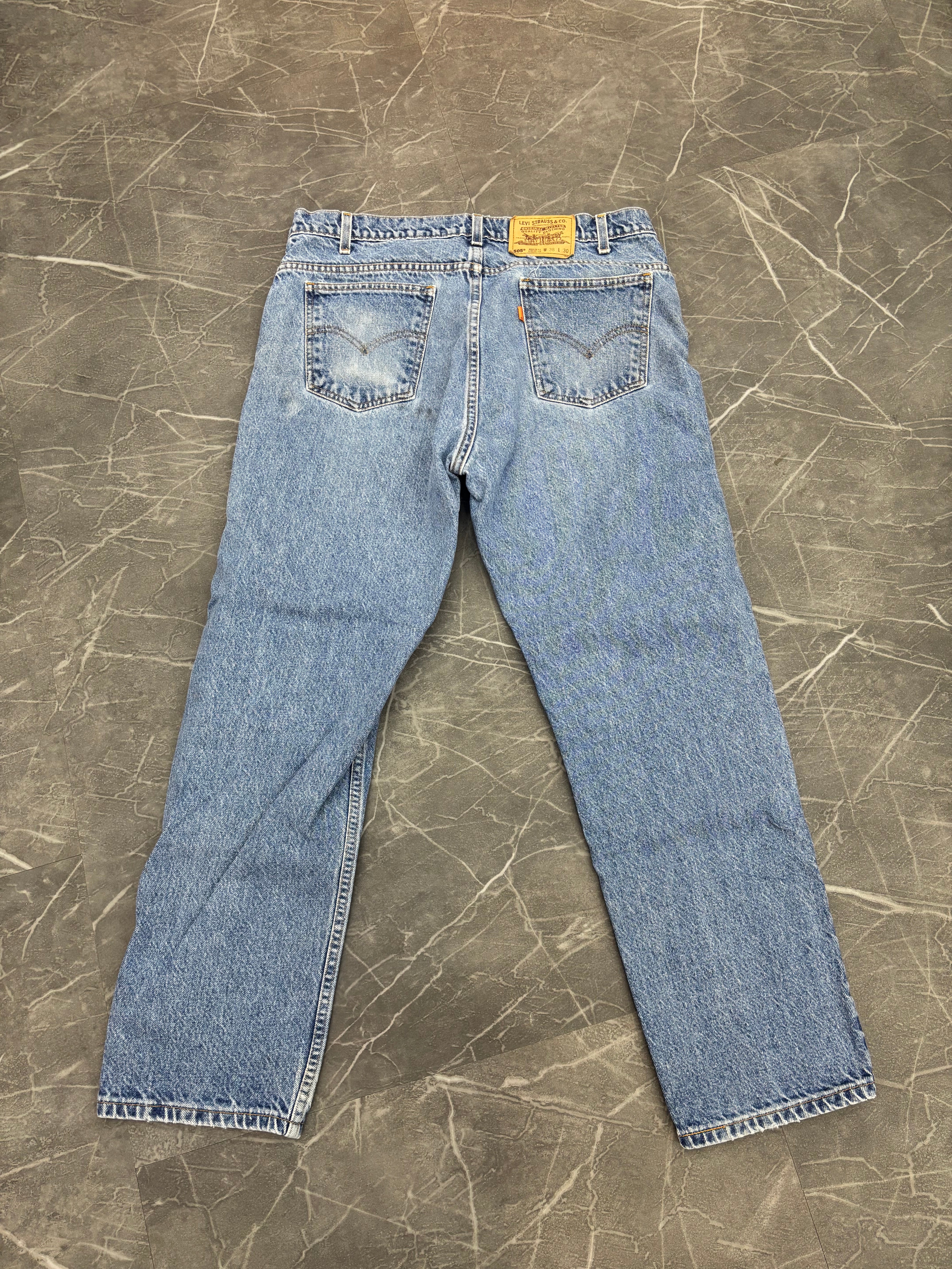 Orange Tab Levi’s 505 Straight Leg (38x30)