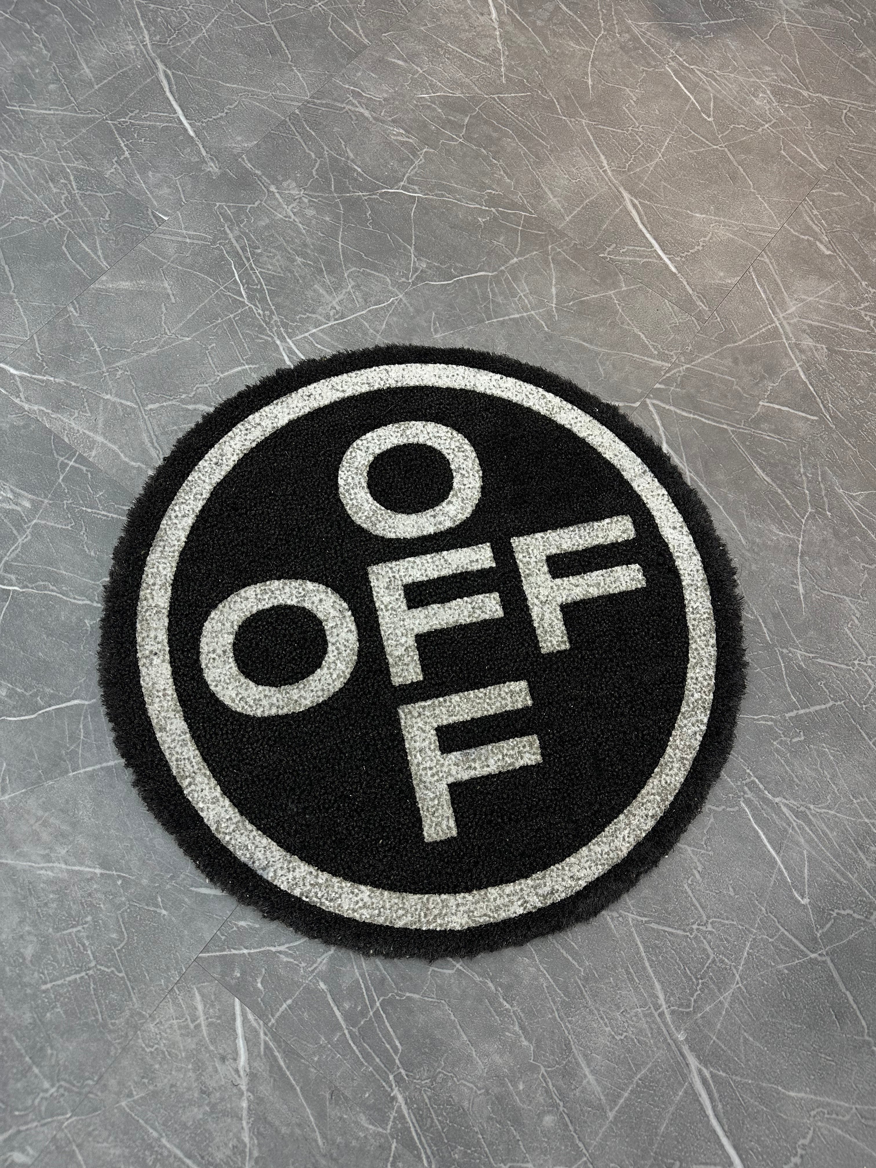 Off-White Door Mat