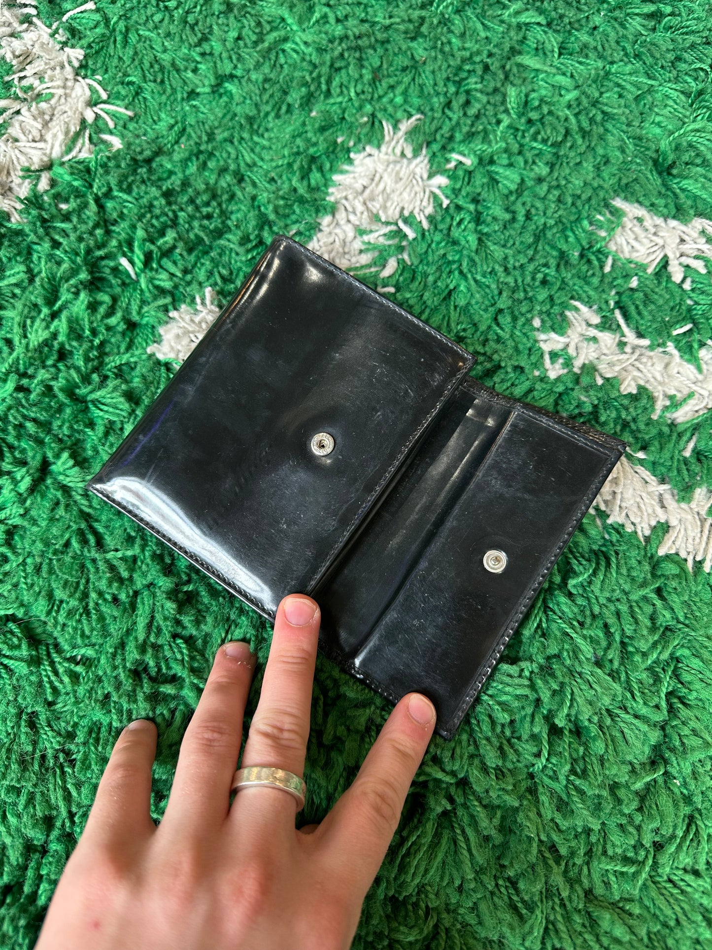 Prada Trifold Wallet Black