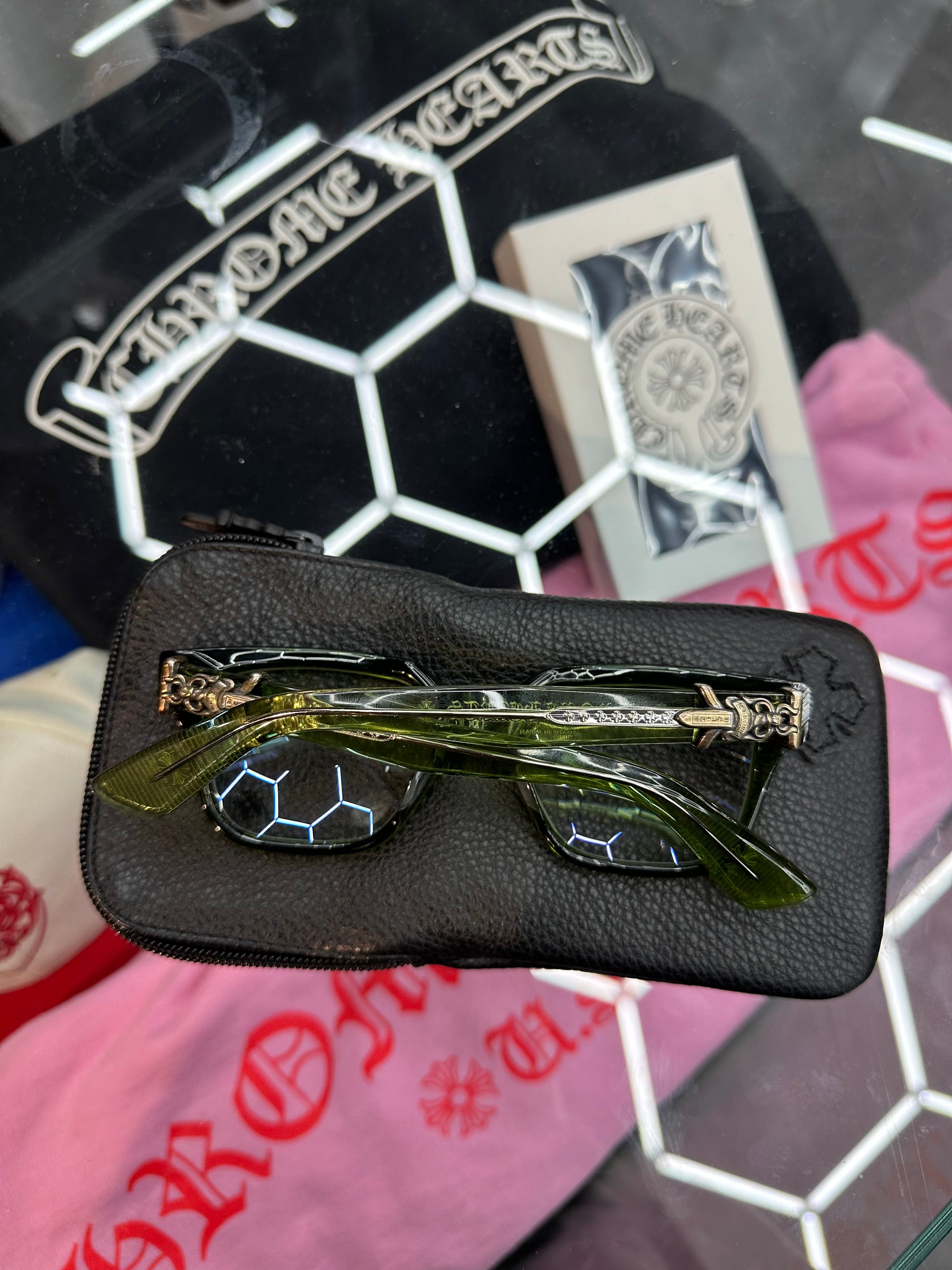 Chrome Hearts VAGILLIONAIRE II Glasses Green