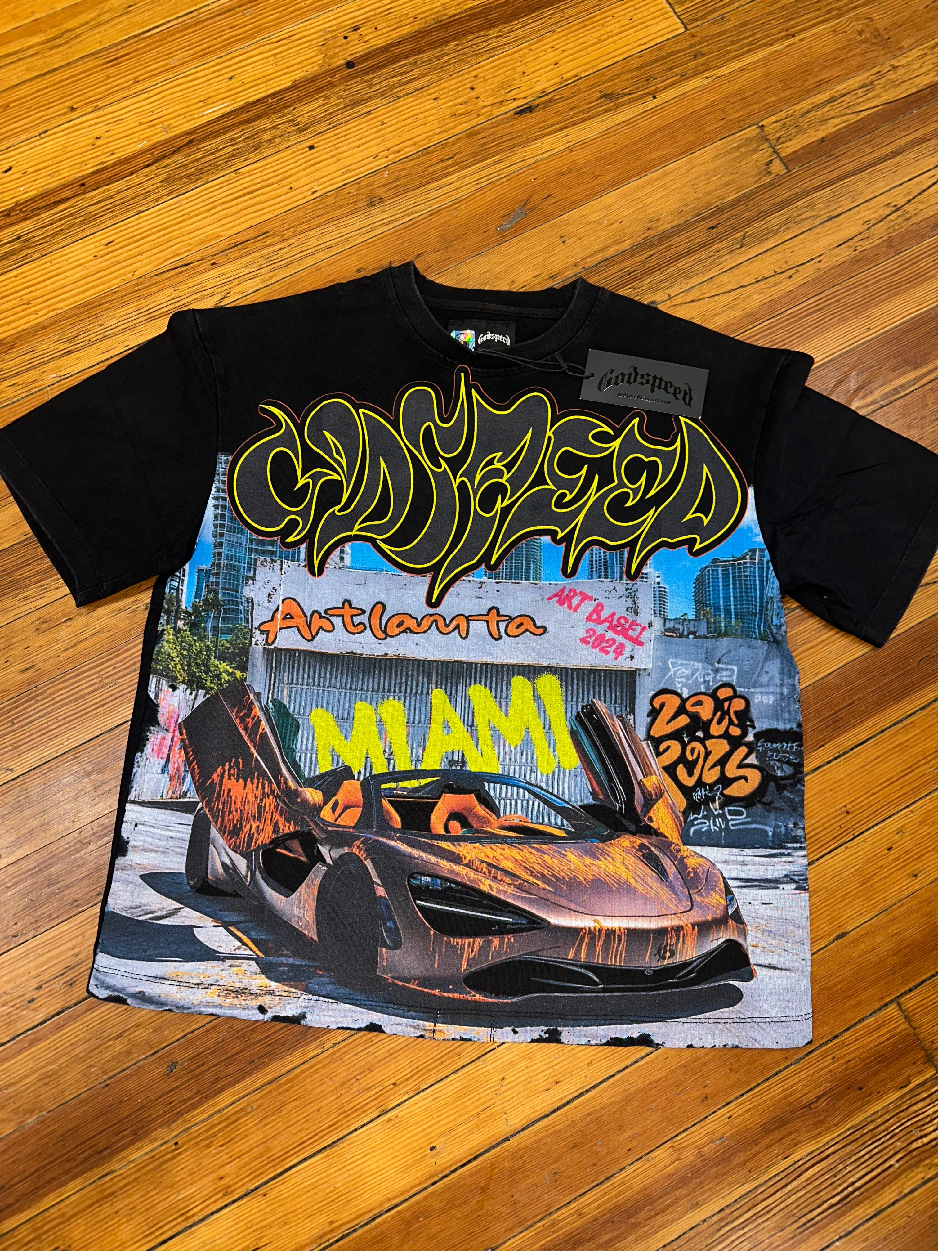 Godspeed Tee “Graffiti Lambo”