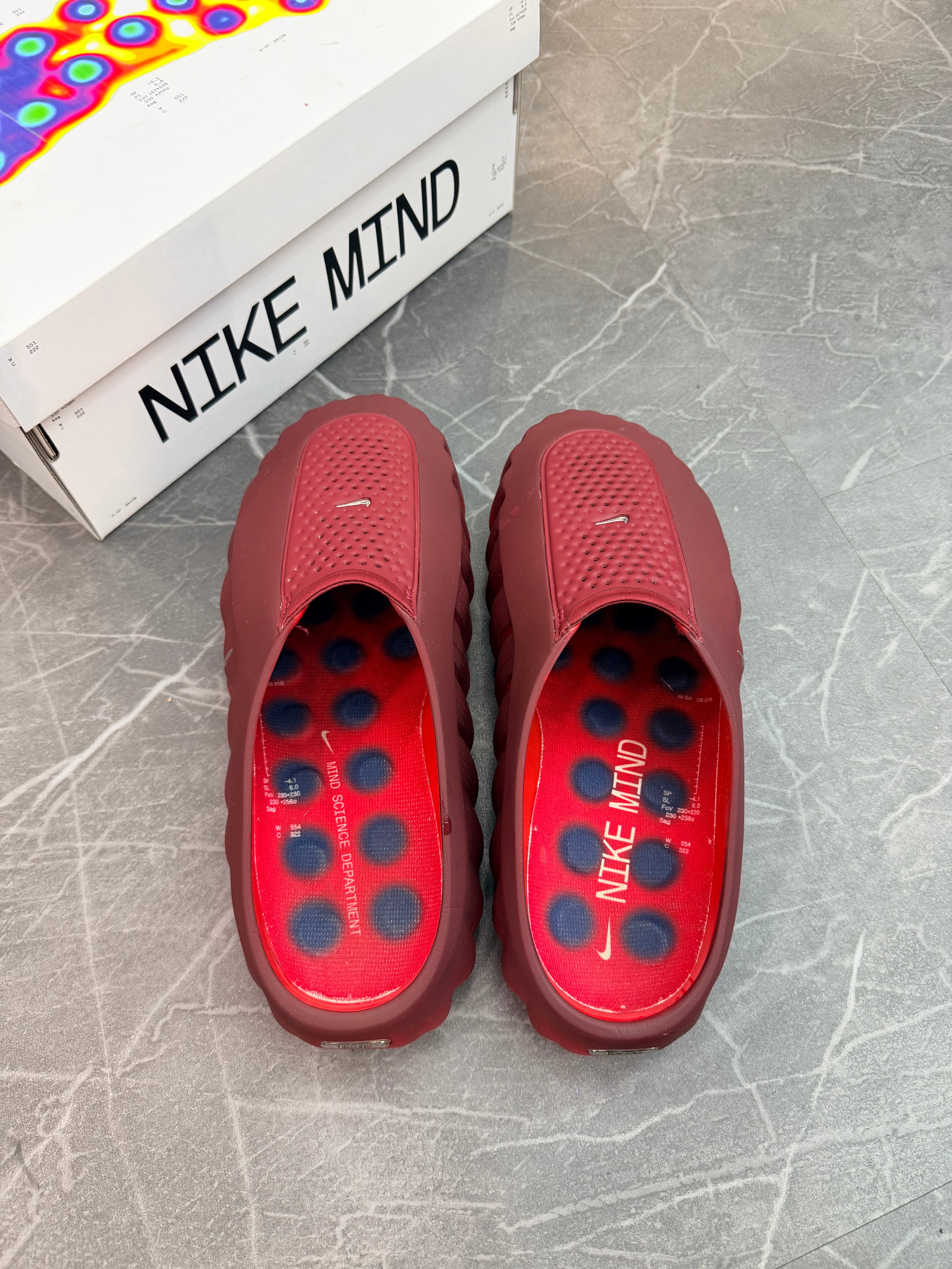 Nike Mind 001 Slide “Team Red University Red”
