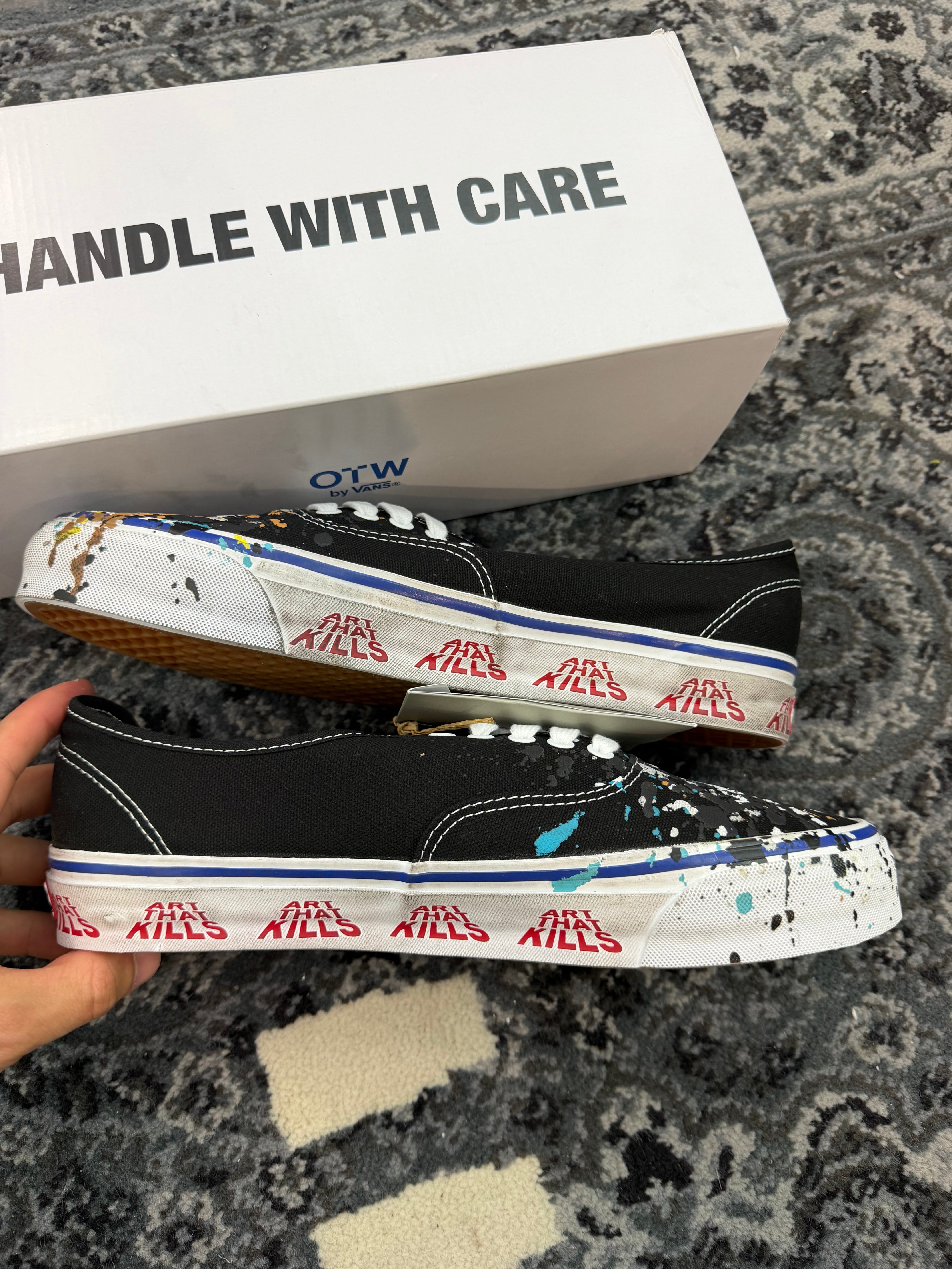 Vans Authentic x Gallery Dept. “Art That Kills Black”