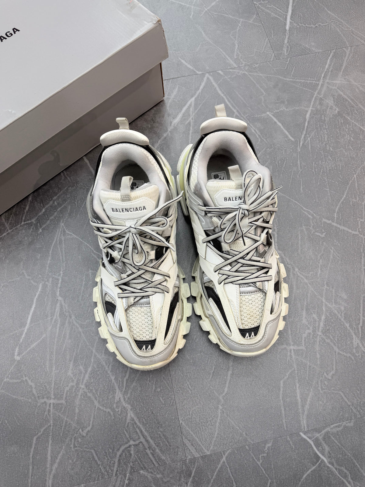 Balenciaga LED Track Runner Grey White Black