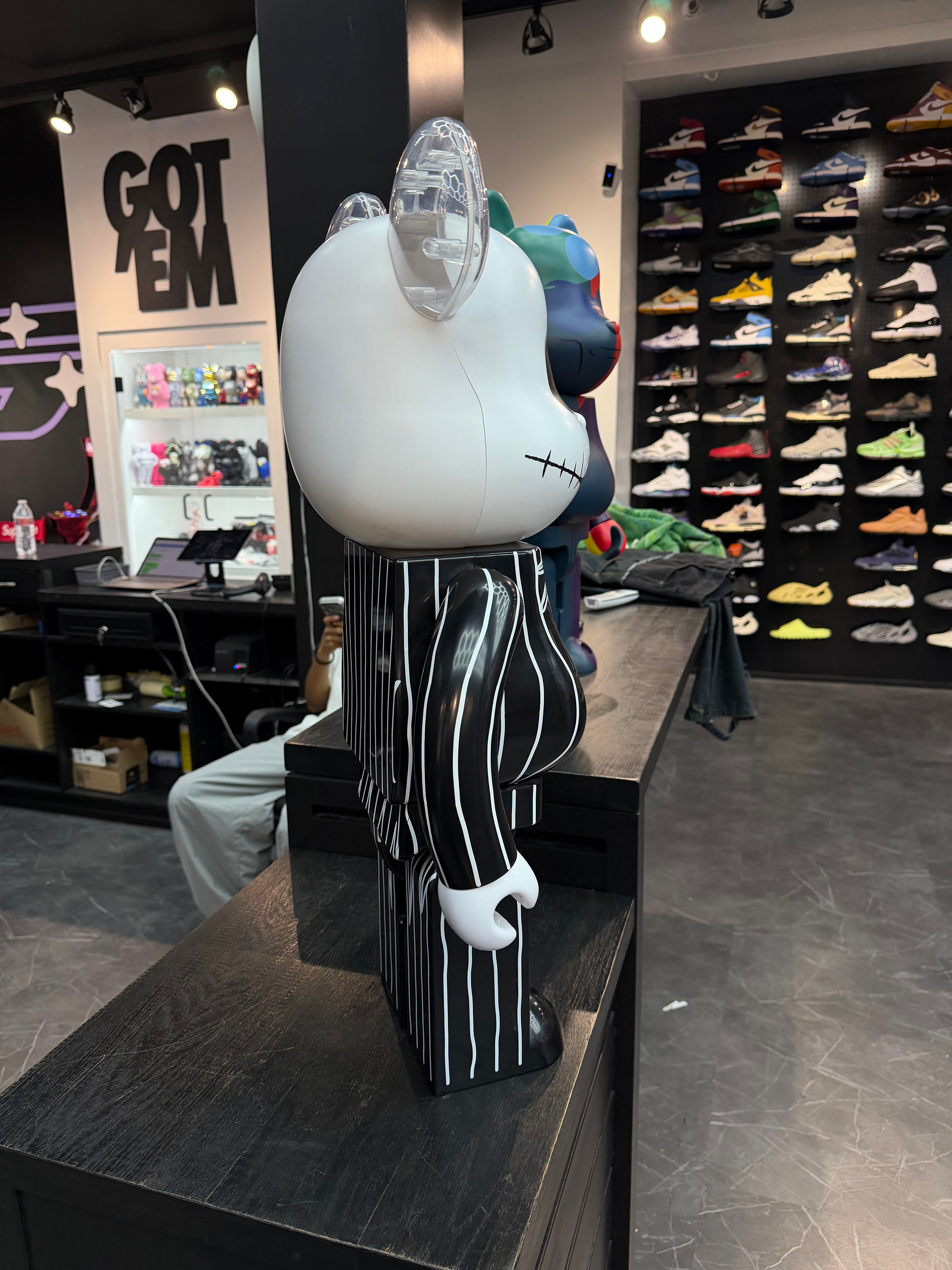 Bearbrick x The Nightmare Before Christmas Jack Skellington 1000%