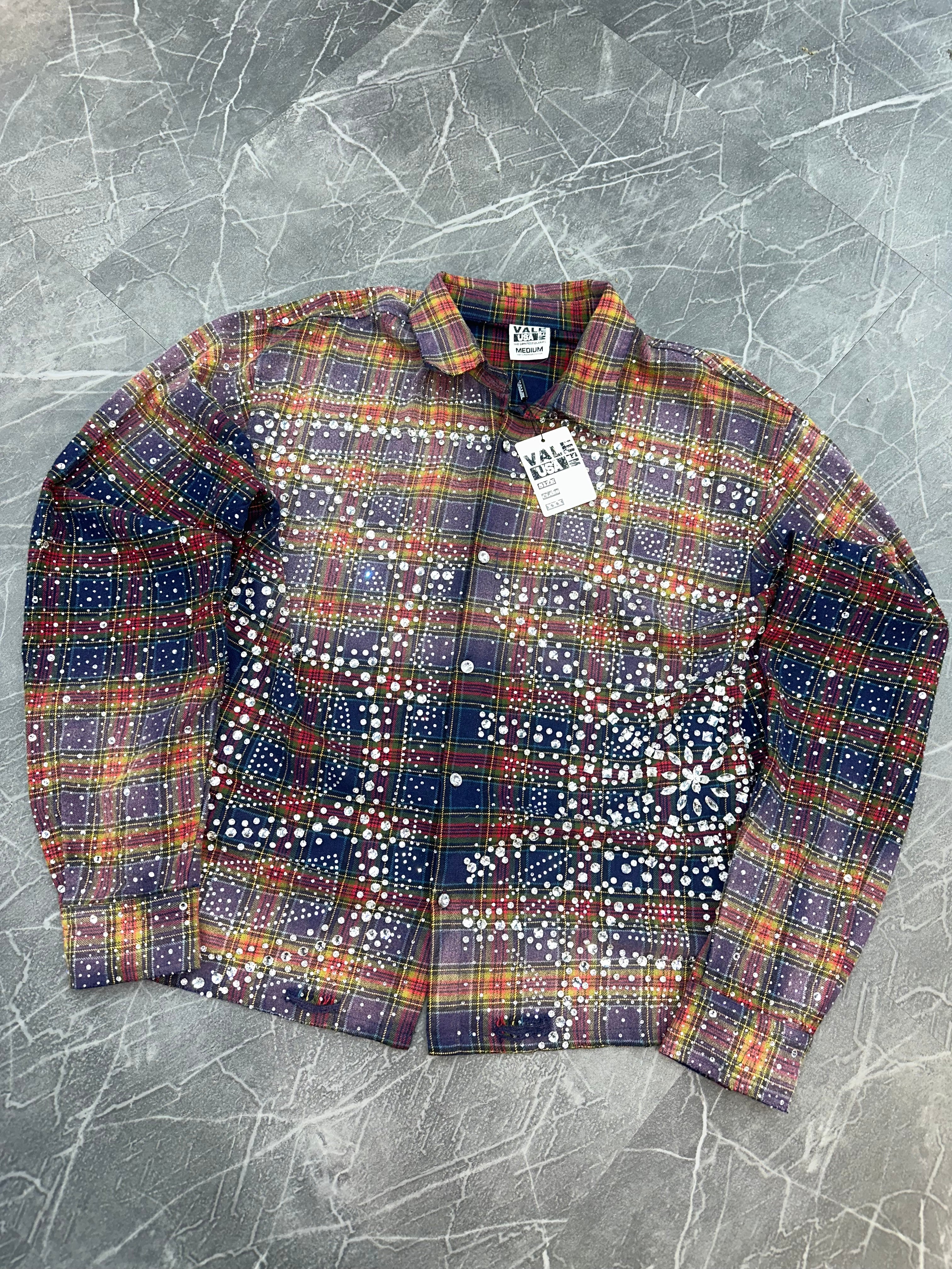 Vale Forever Purple Fever Flannel Blue Orange