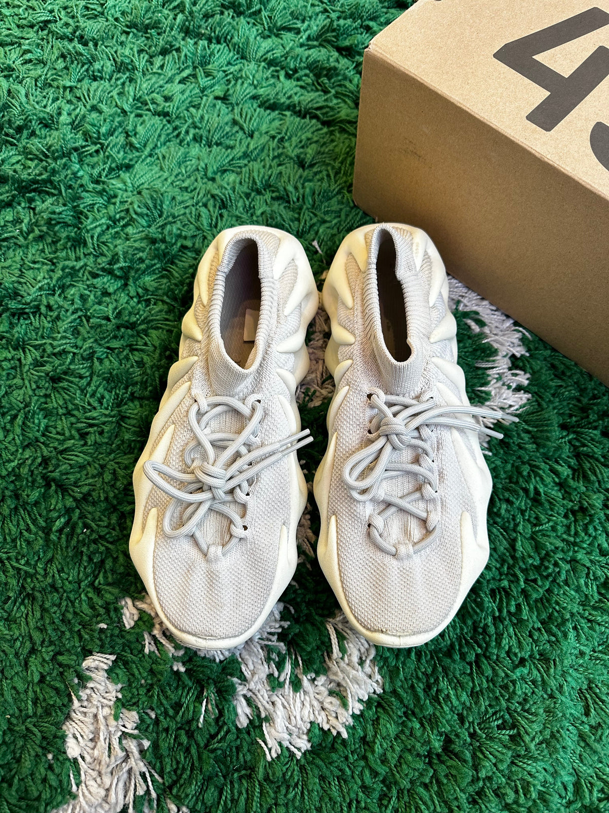 adidas Yeezy 450 “Cloud White” (Size 10) (Lightly Worn) - Image 2