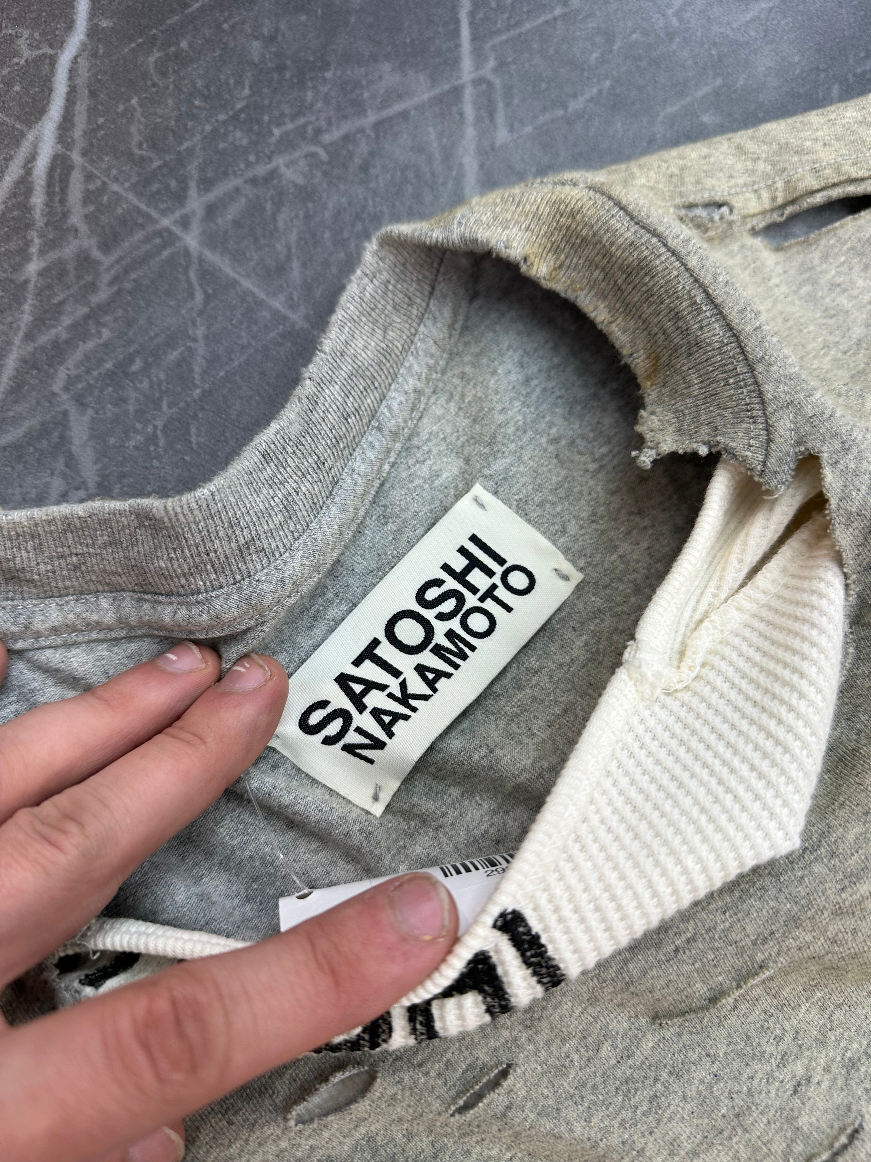 Satoshi Nakamoto Luke Tee Thermal Grey