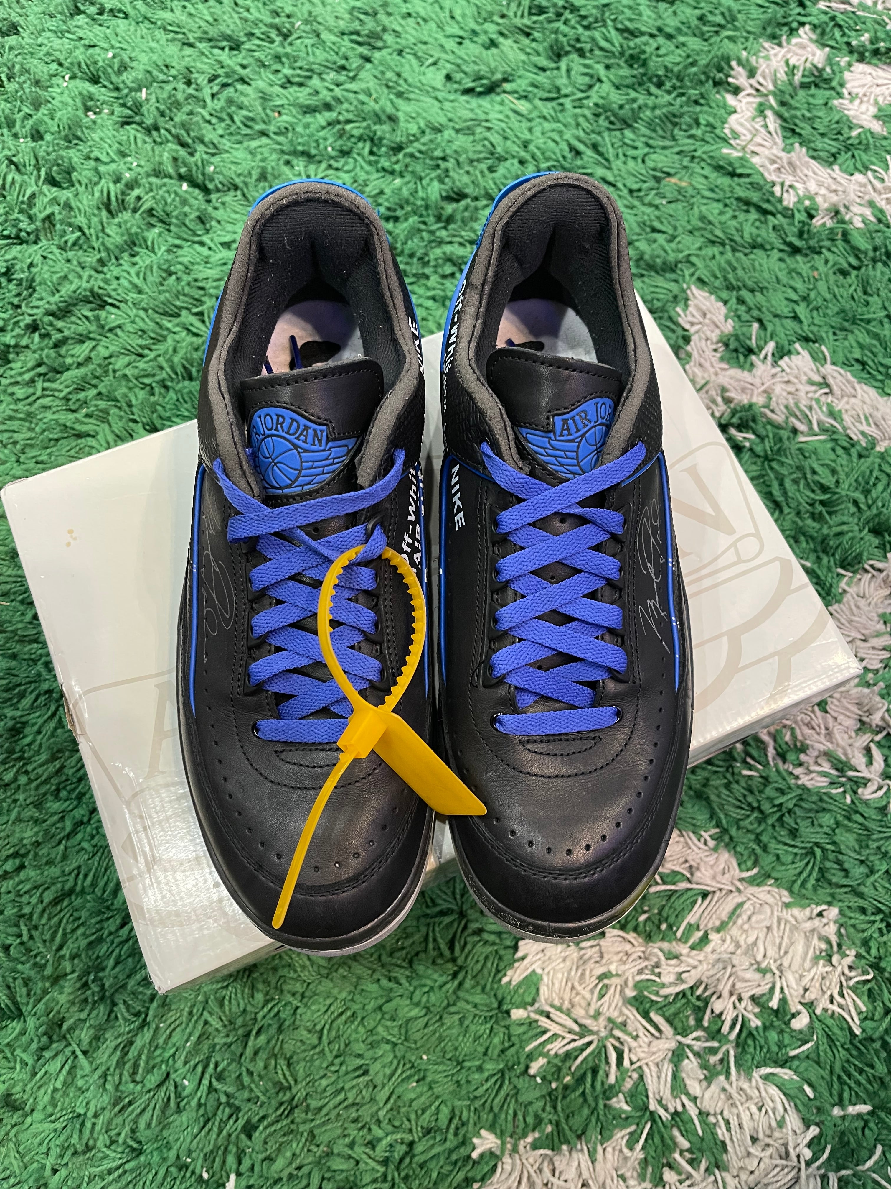 Off-White Jordan 2 “Black Blue”