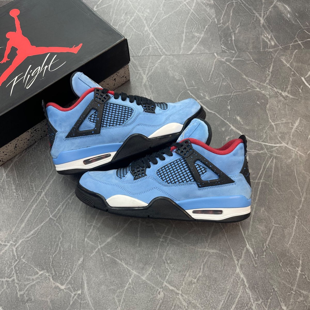 Jordan 4 Retro Travis Scott Cactus Jack (Size 10) (Lightly Worn)