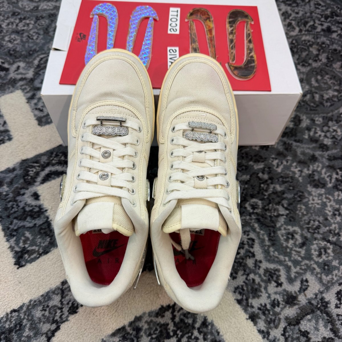 Nike Air Force 1 Low Travis Scott Sail - side