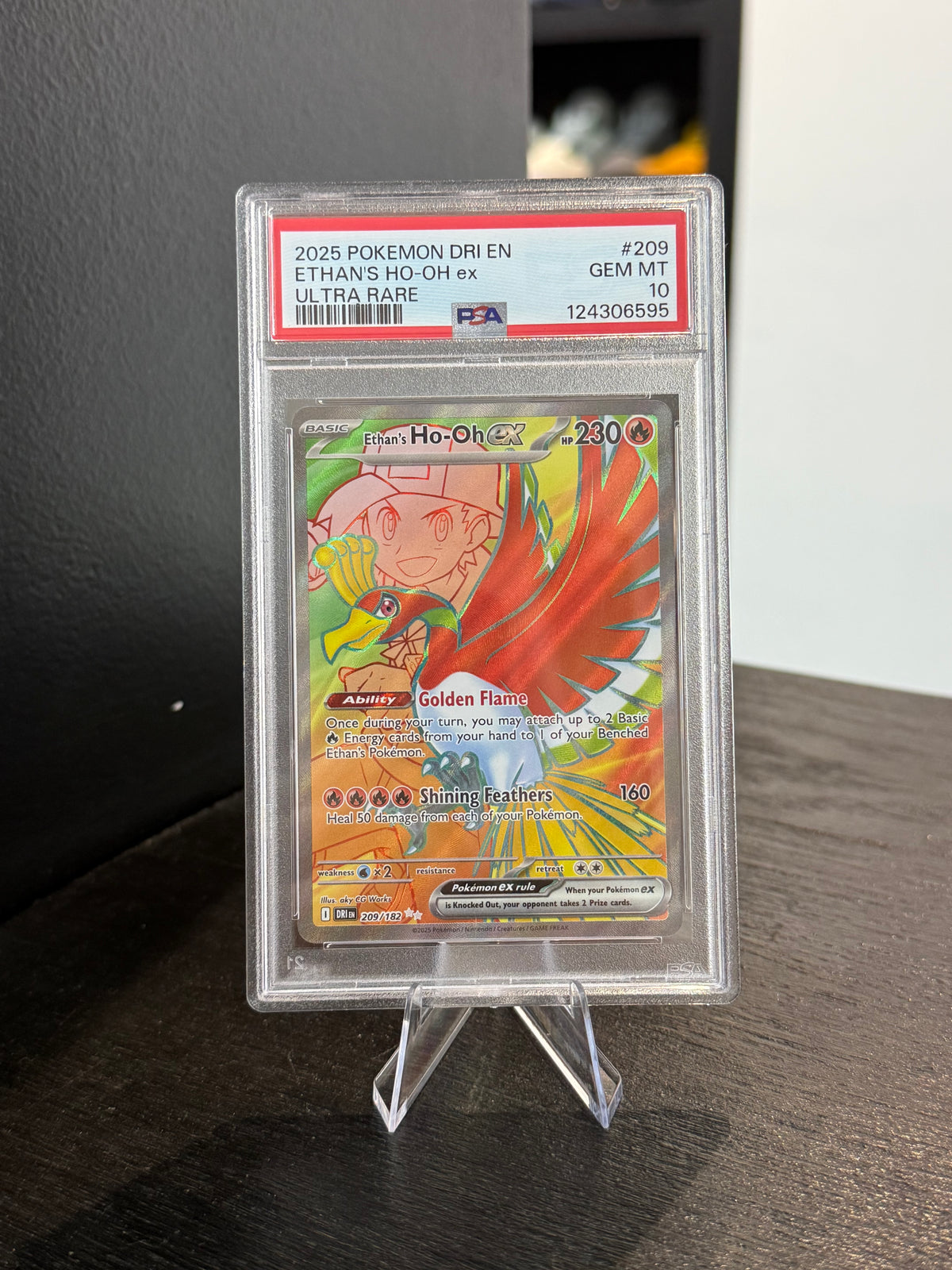Ethan’s Ho-Oh ex #209 (PSA 10)