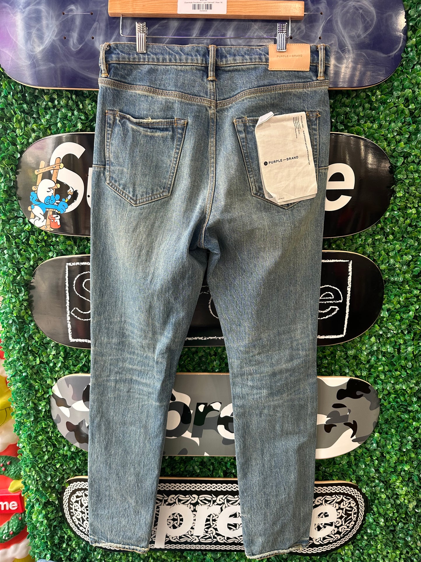 Purple Brand Jeans Blue Denim Rips (32)