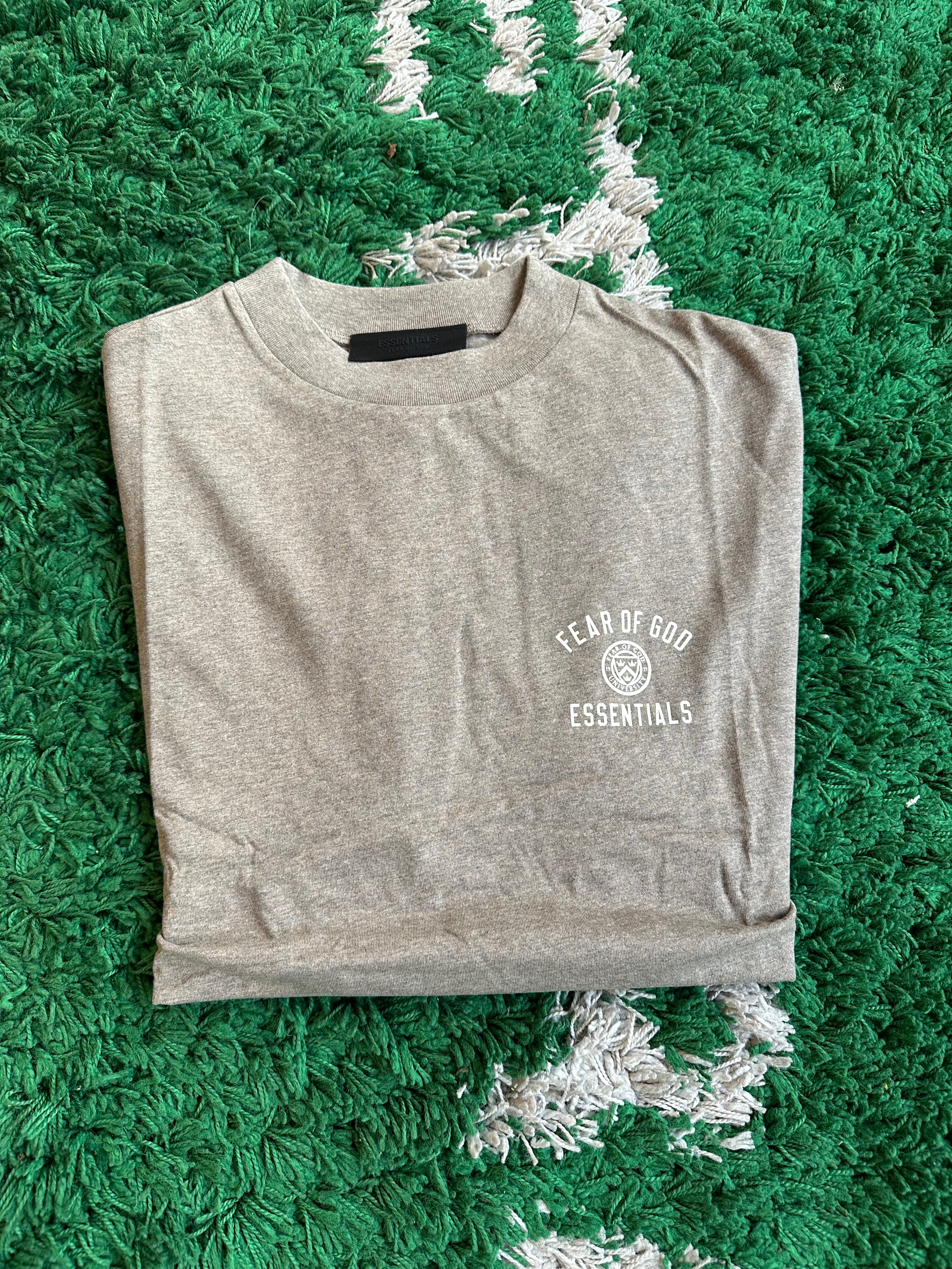 Essentials University Tee “Heather Grey”
