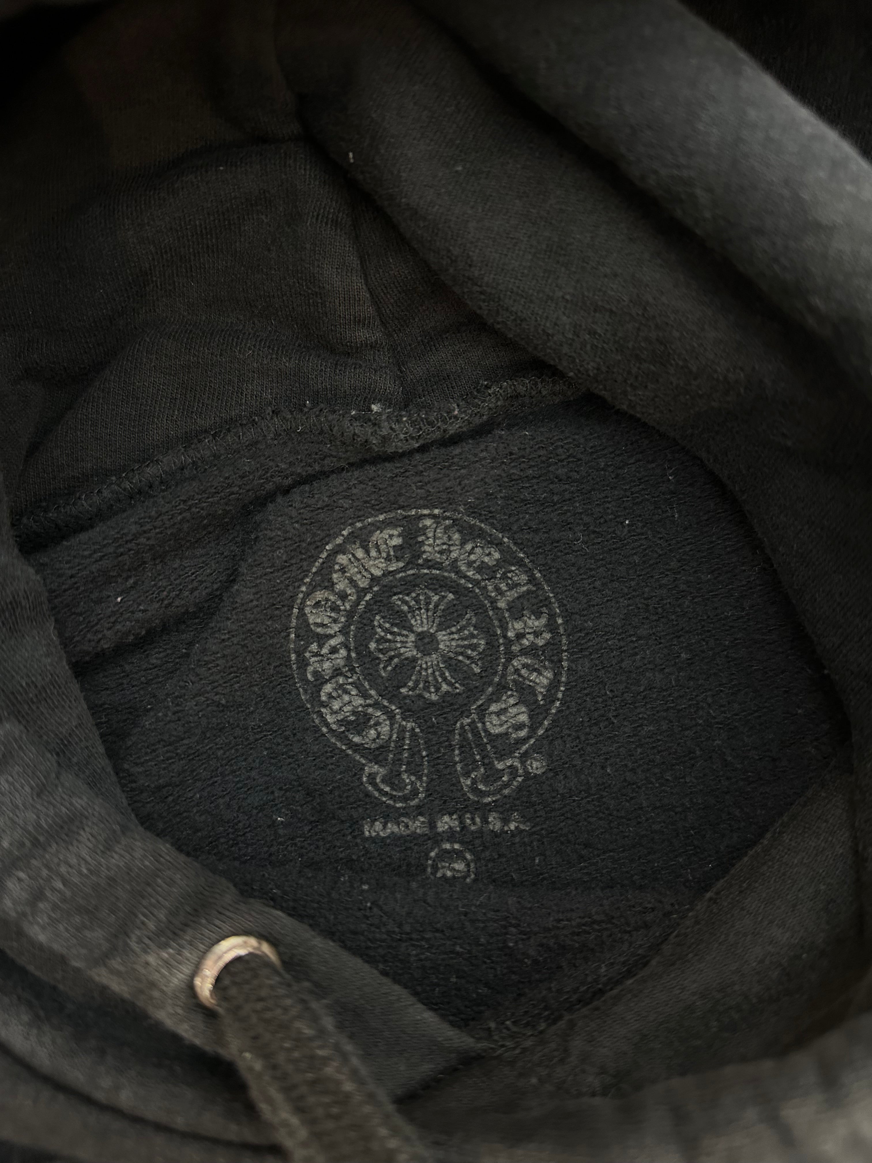 Chrome Hearts Online Exclusive Hoodie Black Yellow